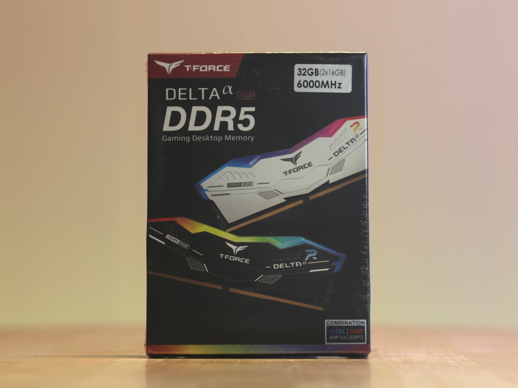 T-Force DELTA RGB DDR5 32GB 6000MT/s CL38 Black