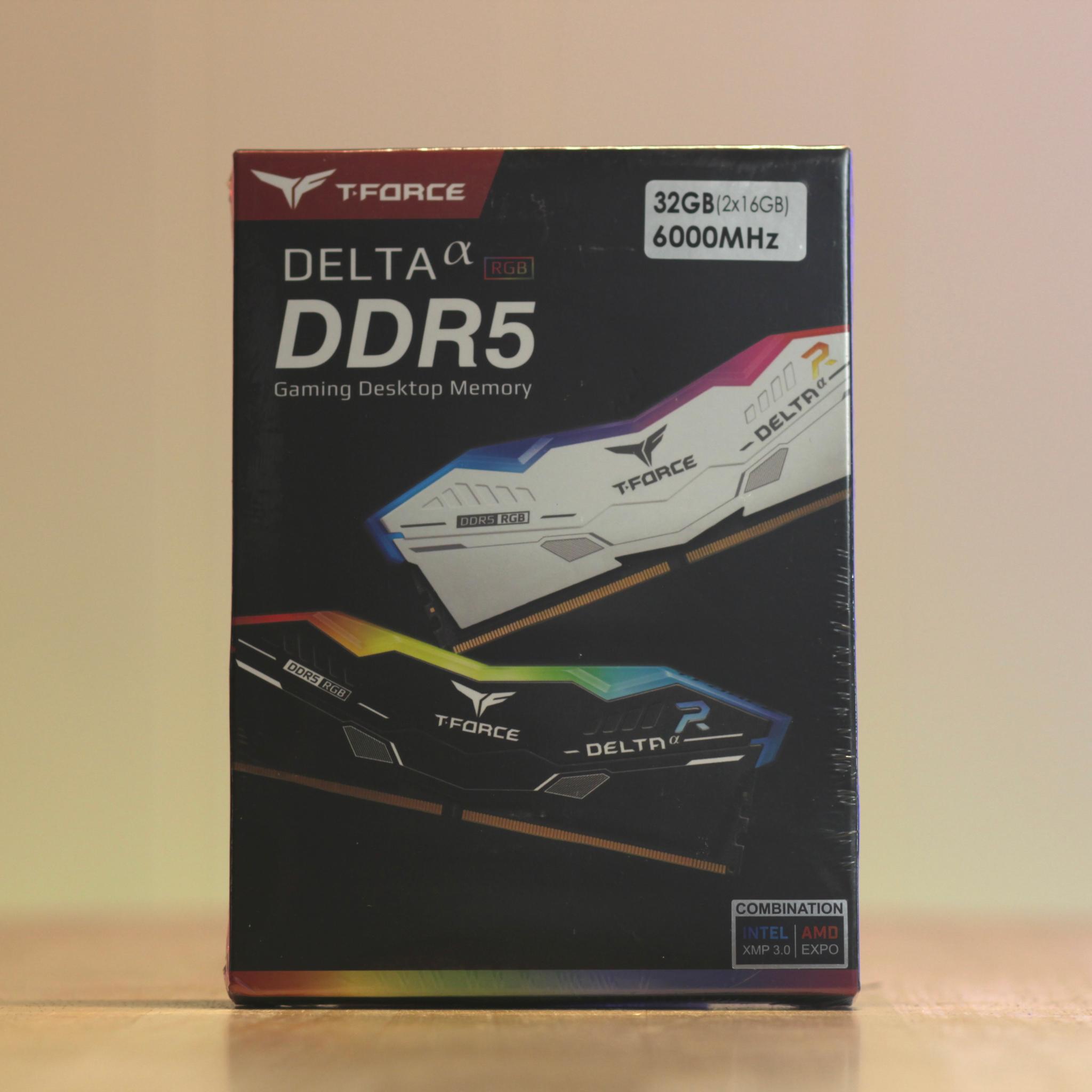 Brand New! T-Force DELTA RGB DDR5 32GB 6000MT/s CL38 Black