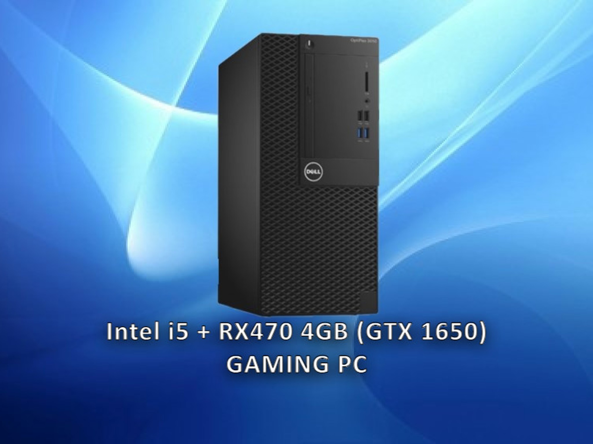 SALE Gaming PC Intel i5 Quad 8 GB SSD Nvidia RX470 4GB  HDMI WIN 10 PRO