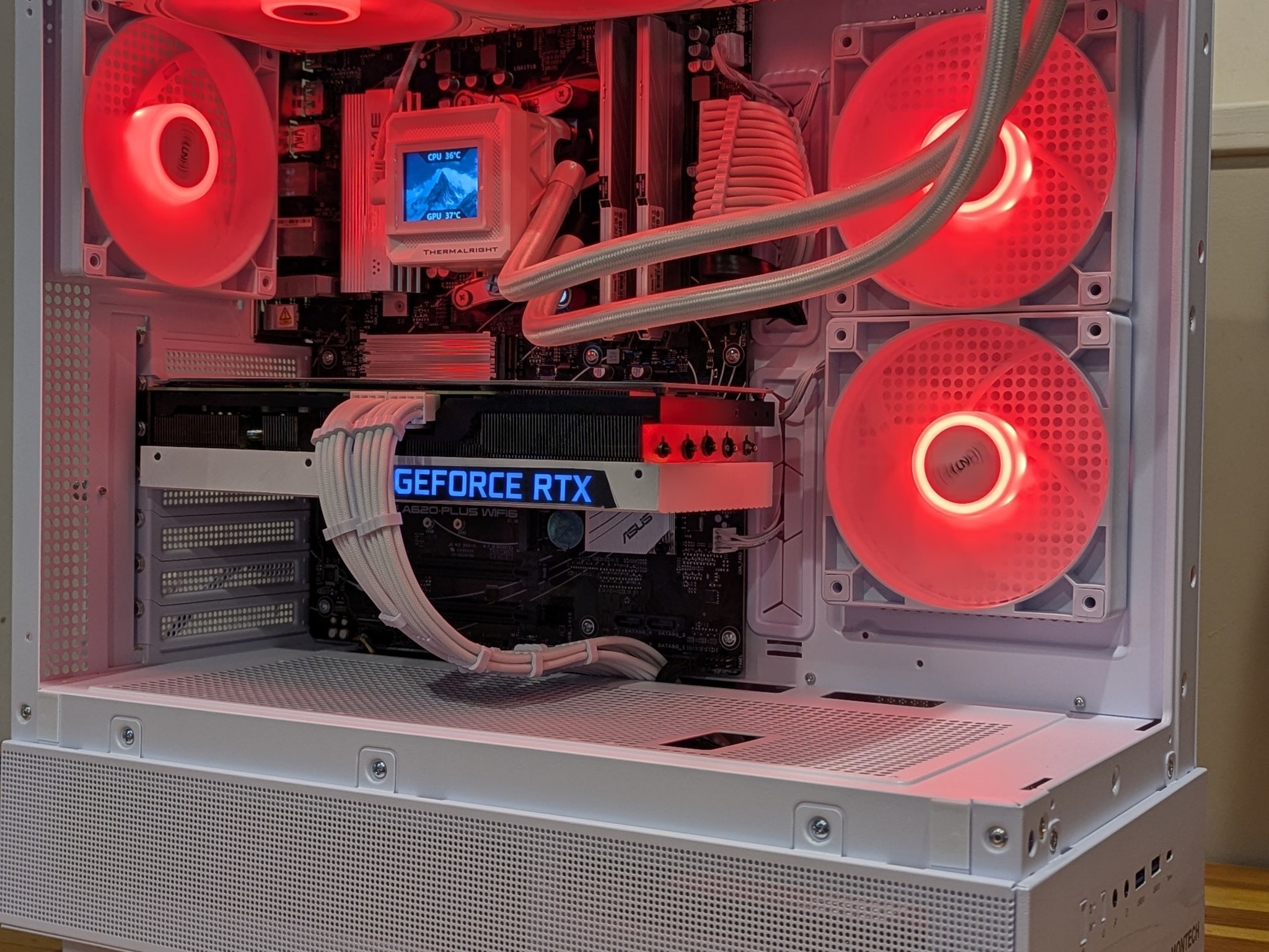 Ryzen 5 7600 || RTX 3070 Ti || 1440P White Gaming PC