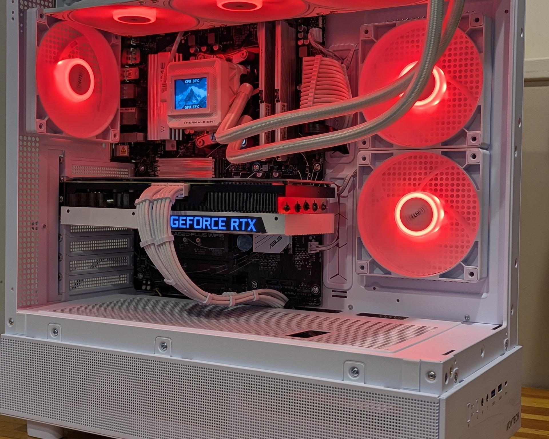 Ryzen 5 7600 || RTX 3070 Ti || 1440P White Gaming PC