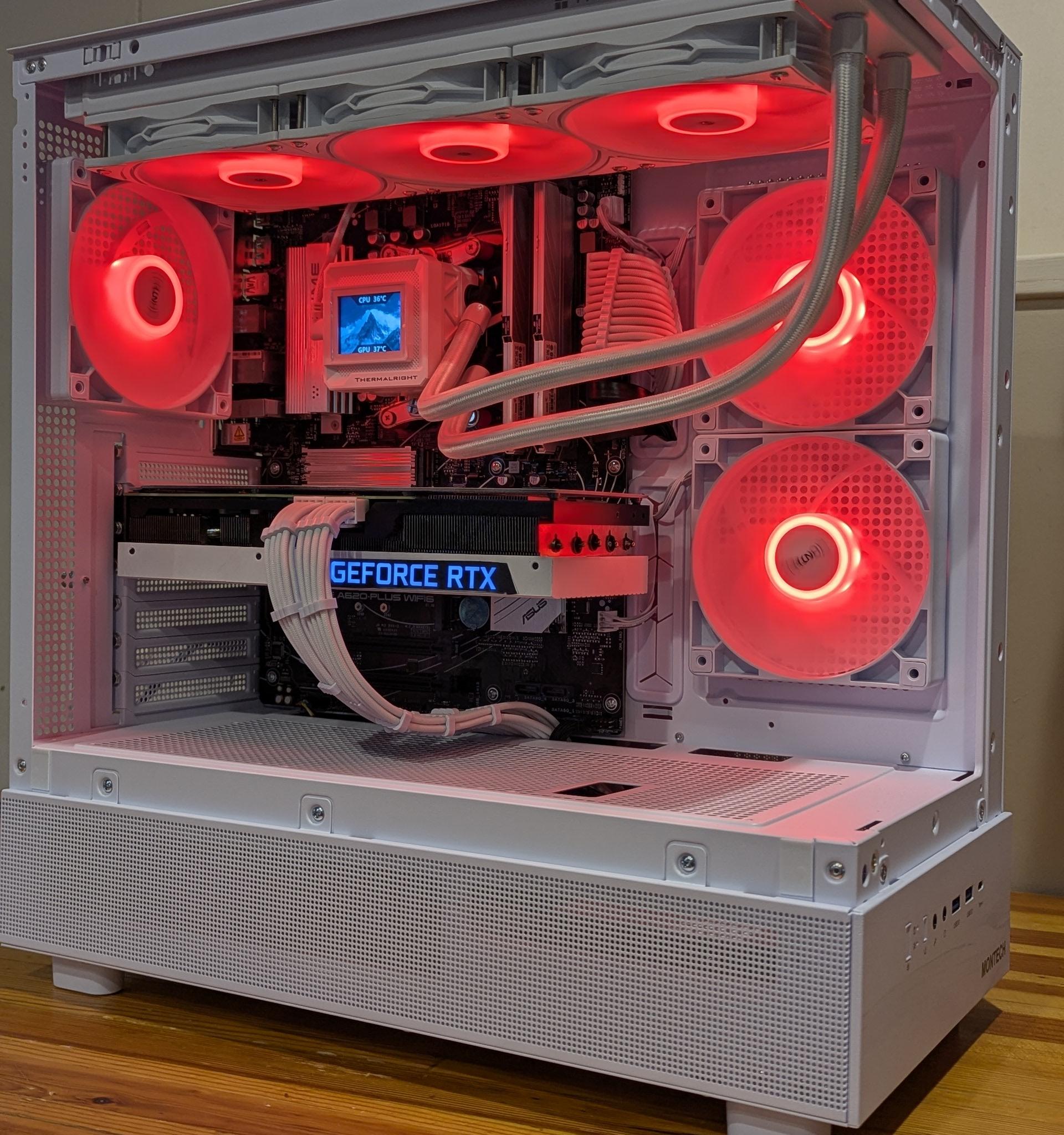 Ryzen 5 7600 || RTX 3070 Ti || 1440P White Gaming PC