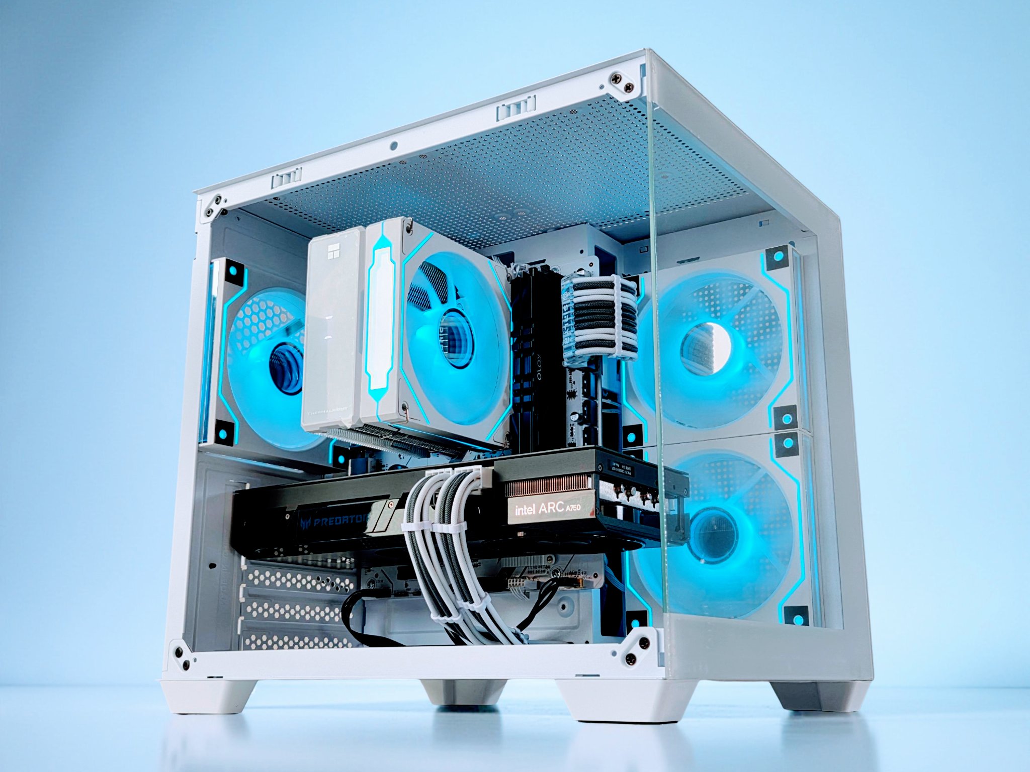 BiFrost❄️Gaming PC❄️Intel ARC 750 8GB❄️AMD Ryzen 5 3600 6 core❄️16GB DDR4❄️500GB NVME SSD