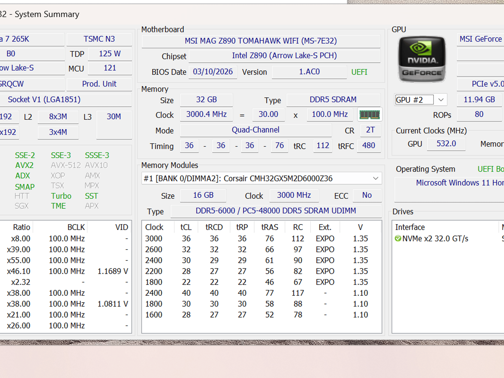 265k+5070 1440P/4K Custom Build