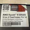 AMD Ryzen 9 5950X 16 core processor - IN ORIGIGNAL BOX - LOW USAGE!