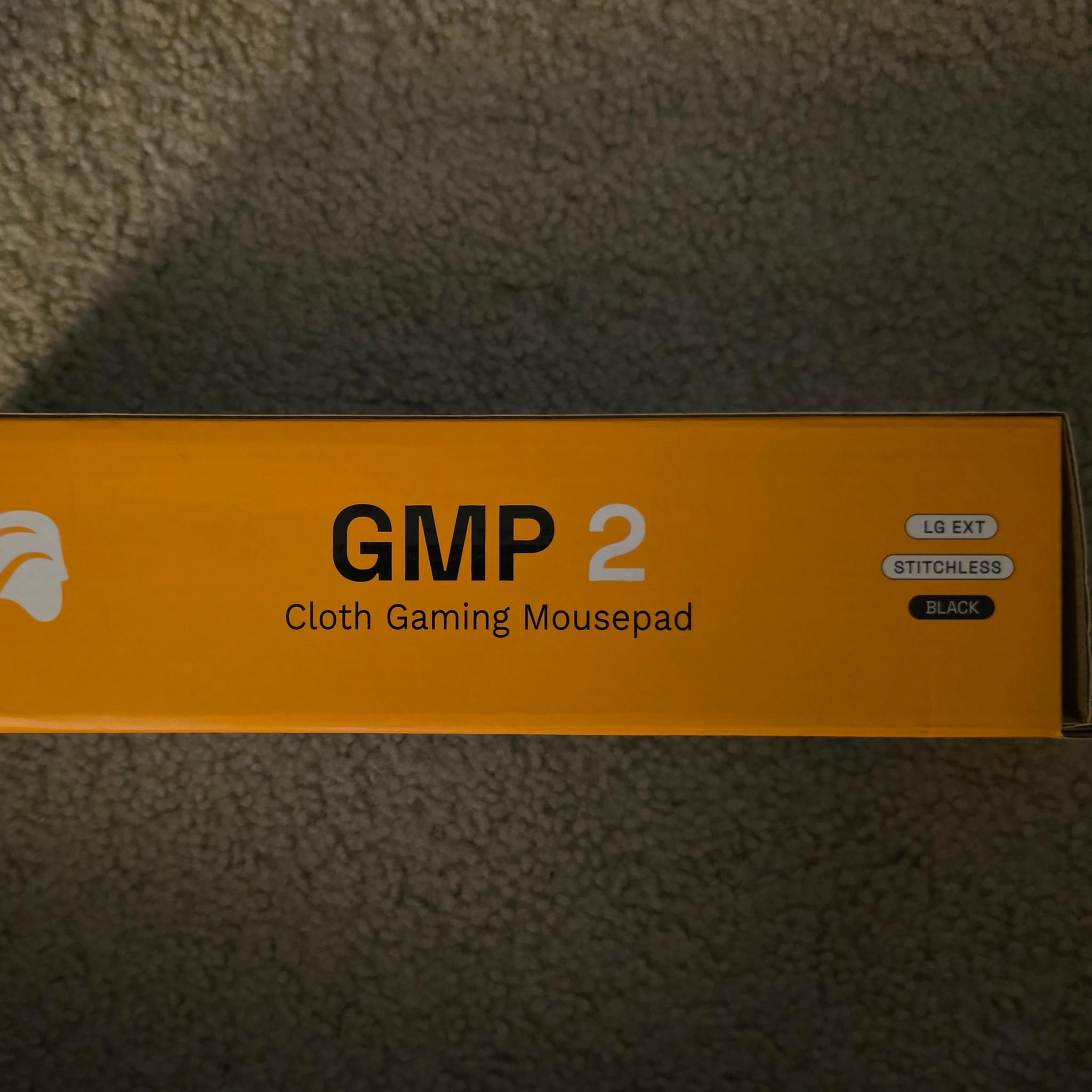 Glorious Edgeless Cloth Mouse Pad GMP 2 Large Extended Black Brand New Sealed