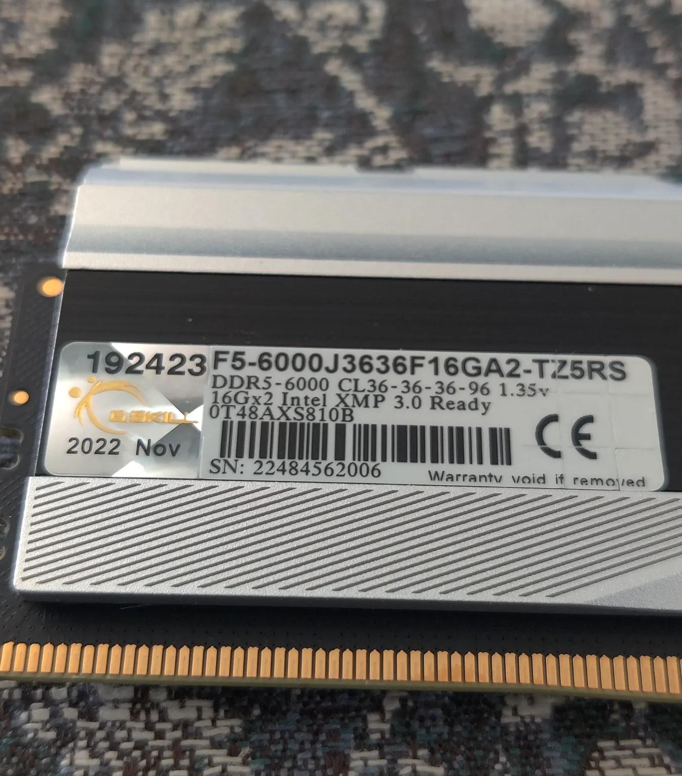 Gskill DDR5 32gig RGB