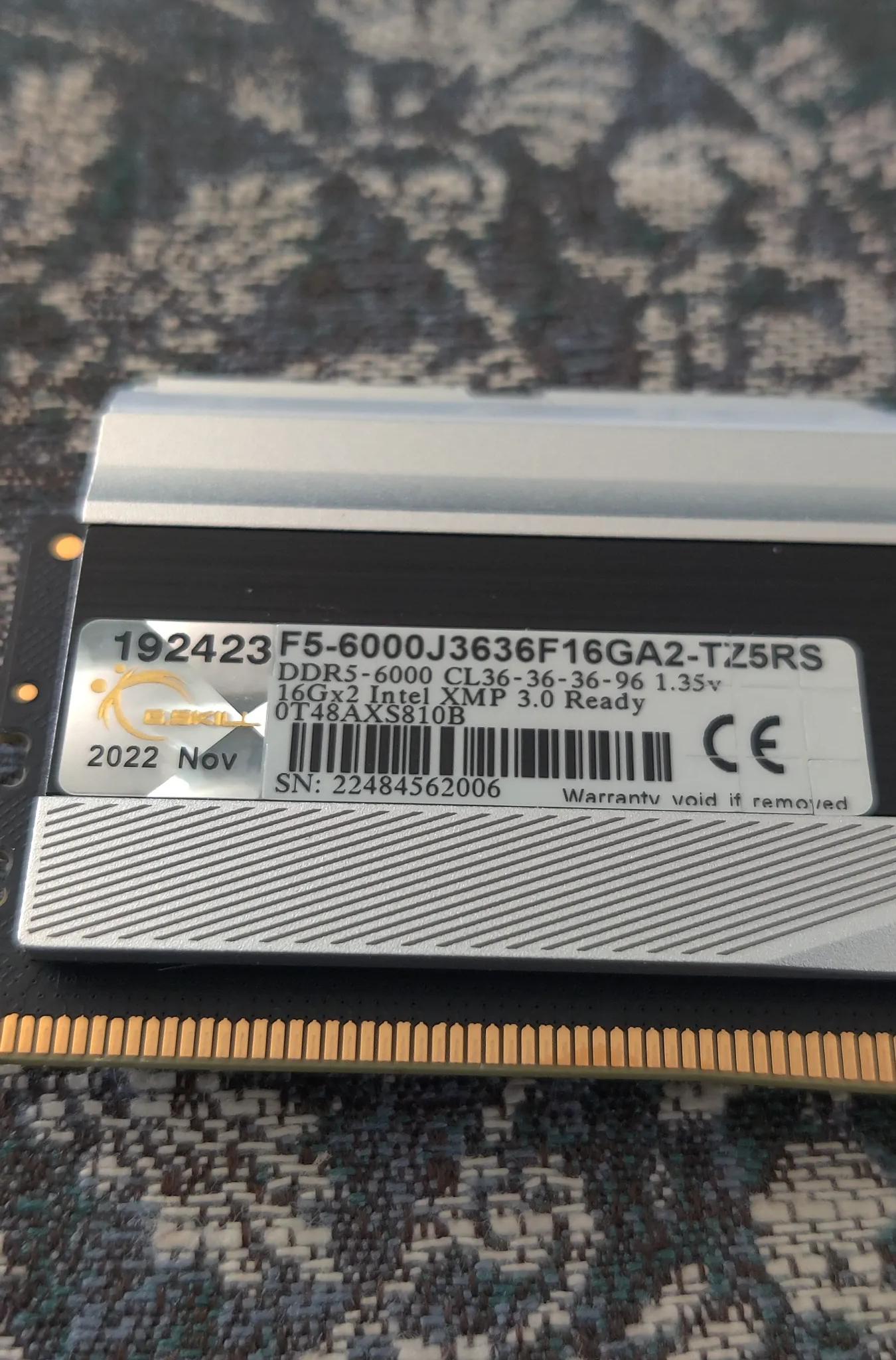 Gskill DDR5 32gig RGB