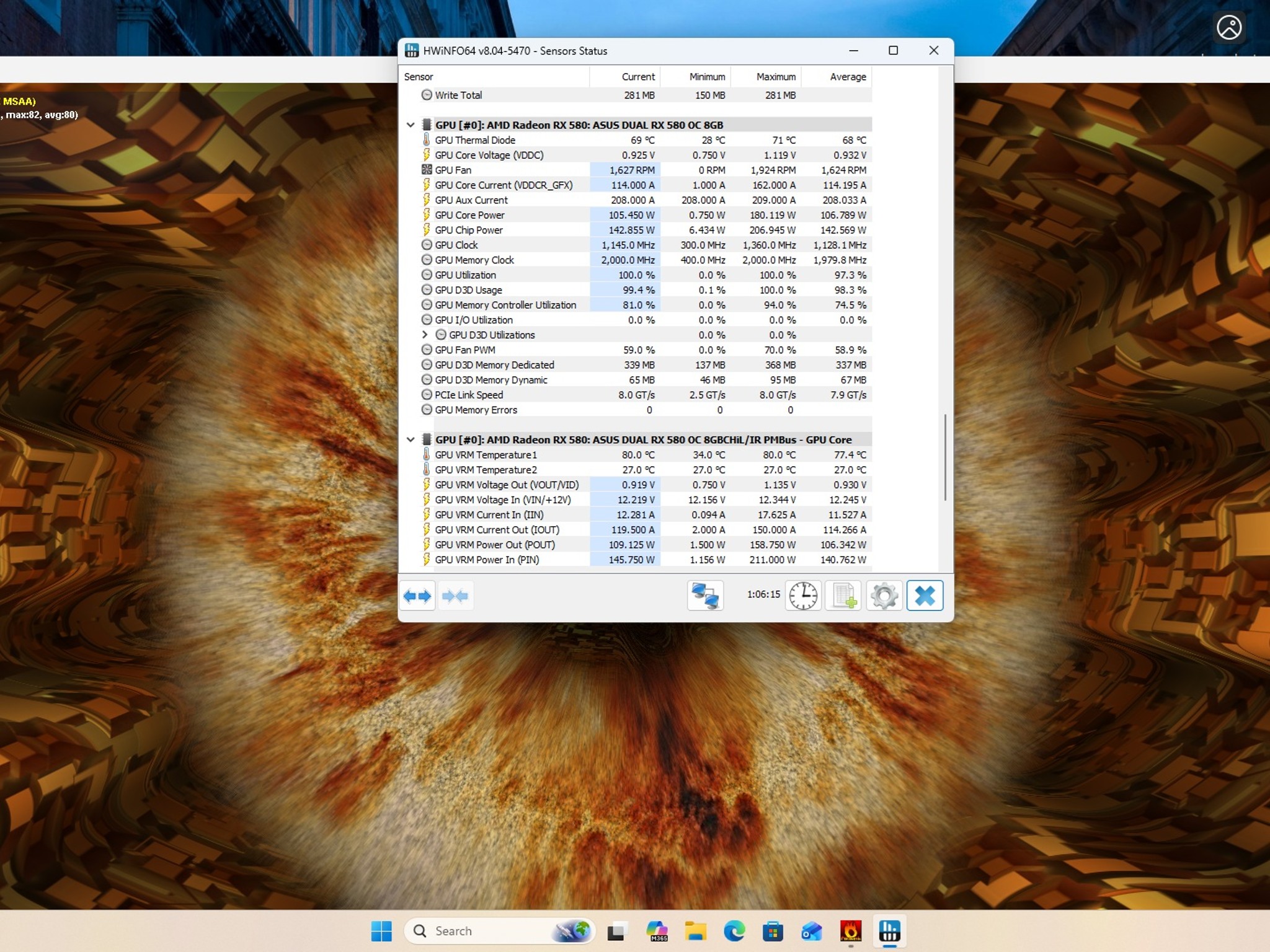 Asus DUAL Radeon RX 580 8GB