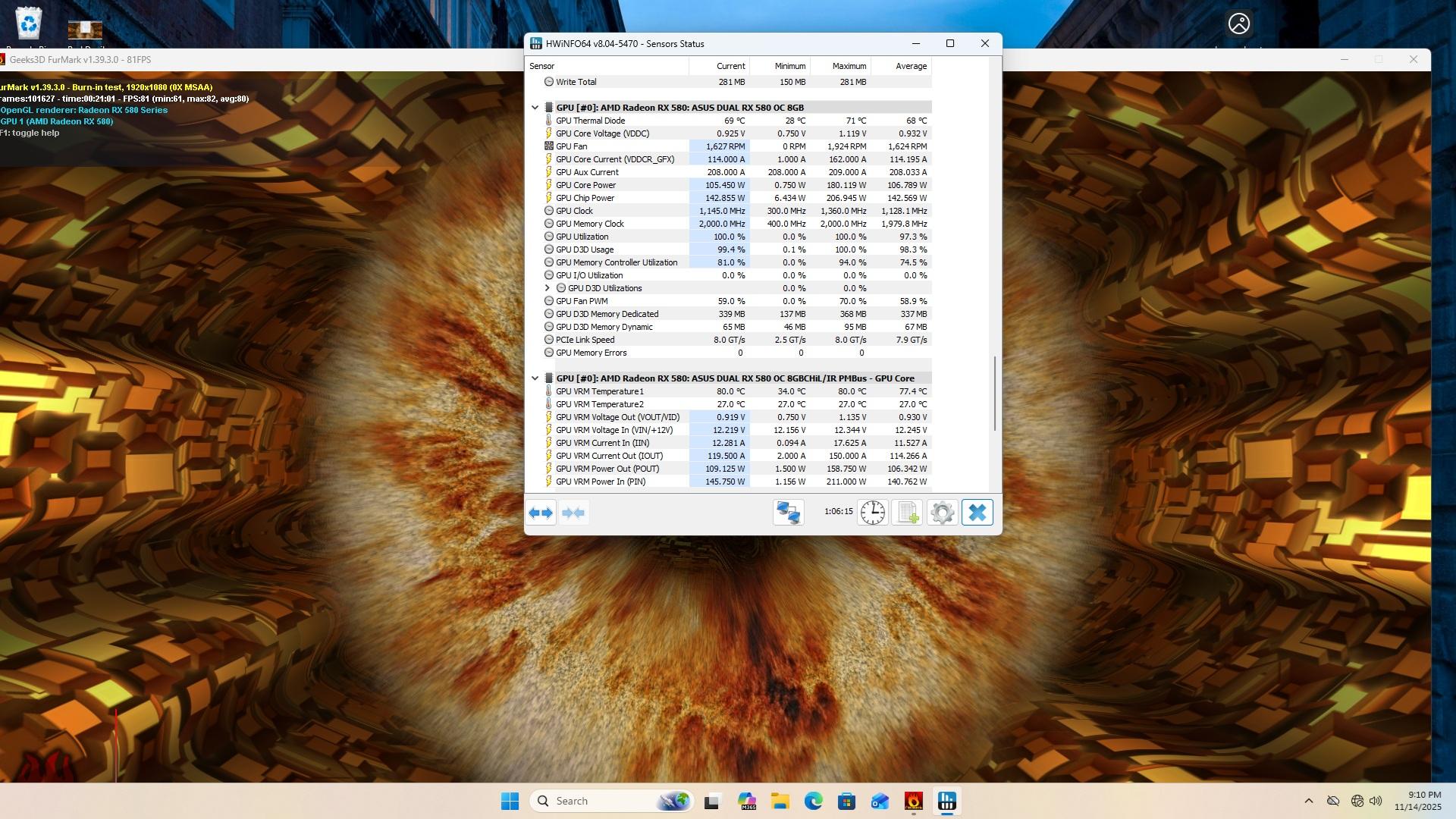 Asus DUAL Radeon RX 580 8GB