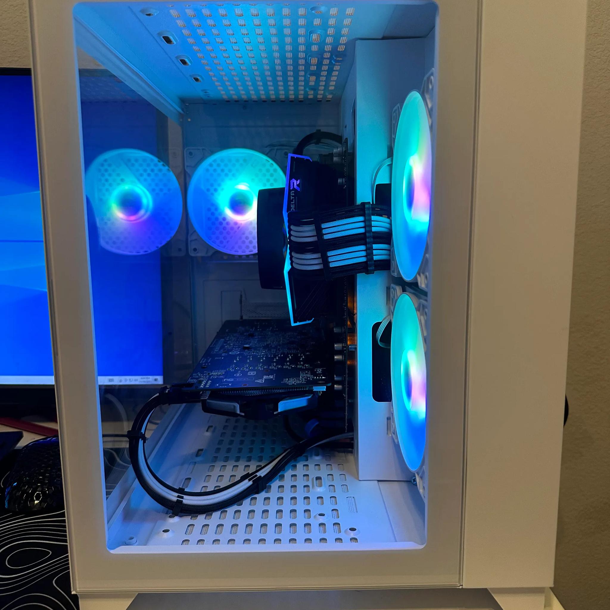 High-Performance Gaming PC - Ryzen 5 2600X, 16GB RAM, RX 580, 500GB NVMe SSD, 1TB HDD