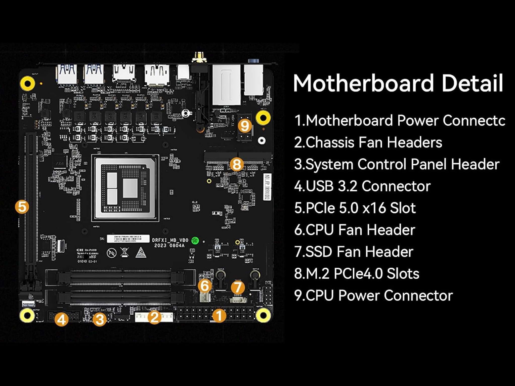 AMD Ryzen 9 7945HX, 16c/32T, Minisforum Motherboard BD795i SE Mini ITX NAS Motherboard