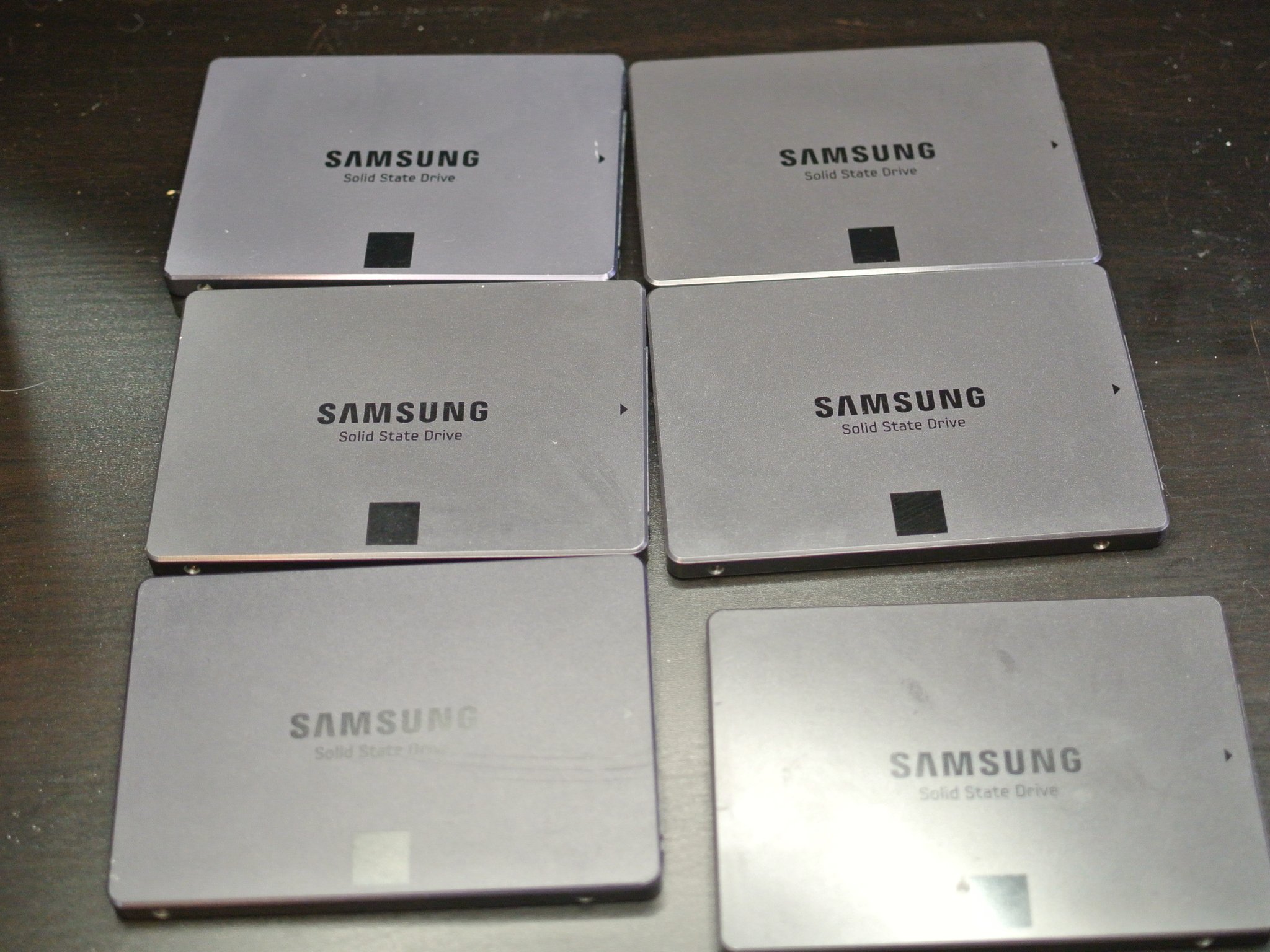 BULK 6x Samsung 840 EVO 2.5in SATA SSD Solid State Drive