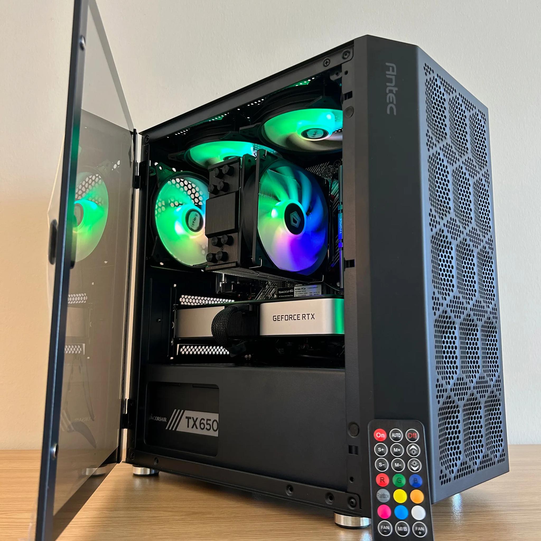 🎮 Titano | RTX 3060 Ti - Ryzen 5600 - 16GB RAM - 1TB NVMe SSD - Mini Tower Case - WiFi/Bluetooth