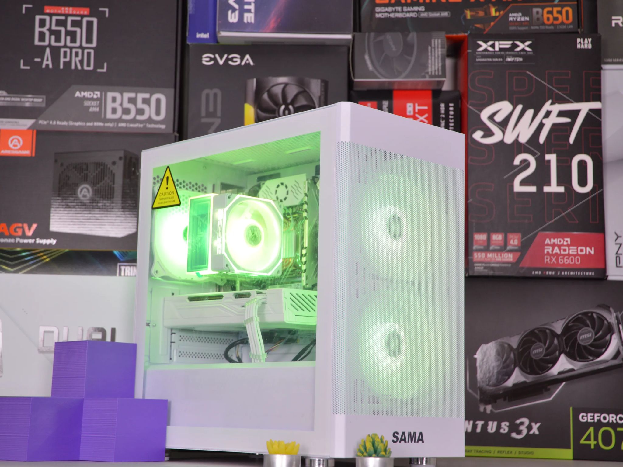⚪⚪| RX 580 8GB | INTEL XEON E5 2670 V3 | 16GB DDR4 RAM | 512GB NVME SSD | Ice Frost |