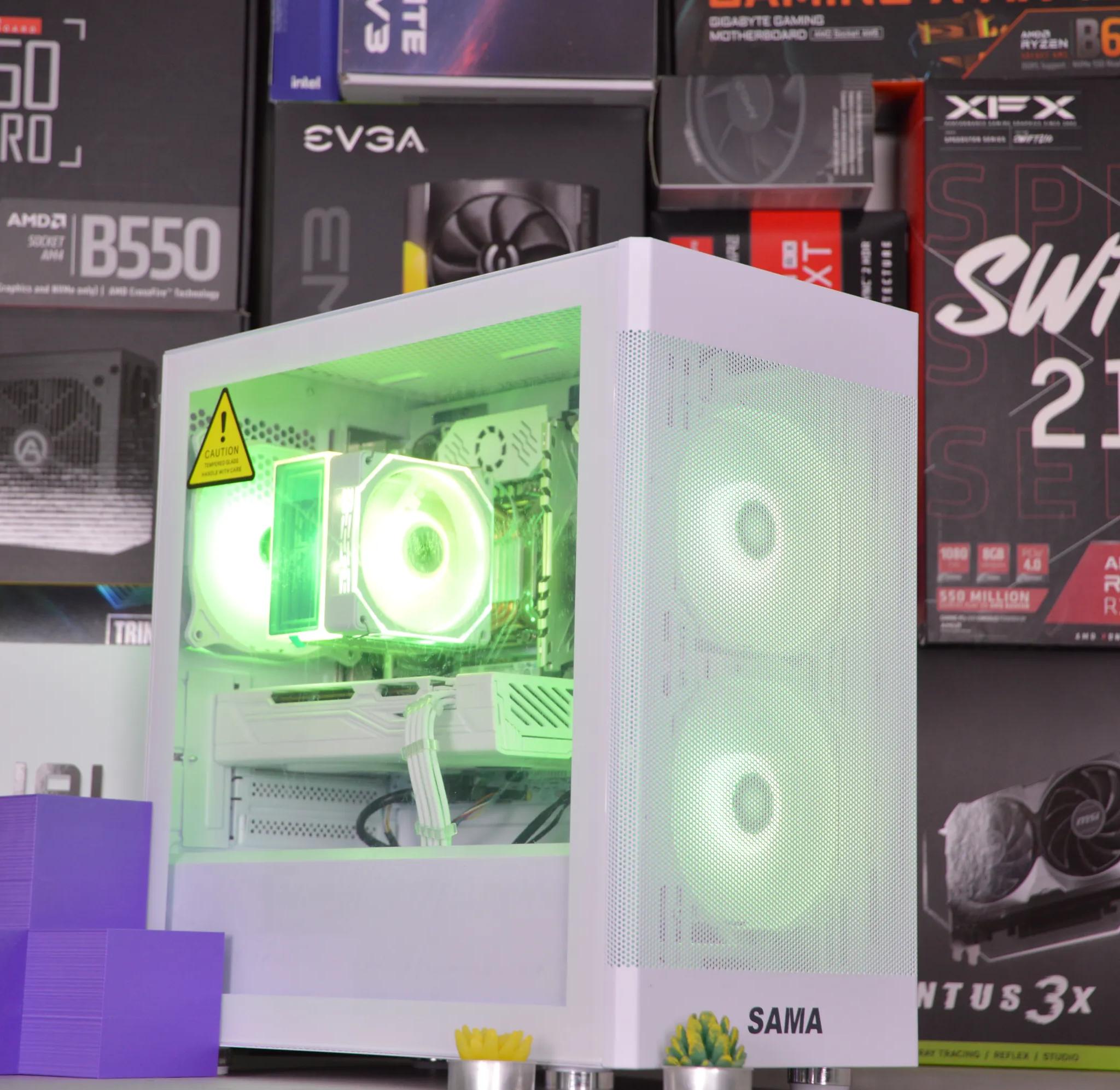 ⚪⚪| RX 580 8GB | INTEL XEON E5 2670 V3 | 16GB DDR4 RAM | 512GB NVME SSD | Ice Frost |