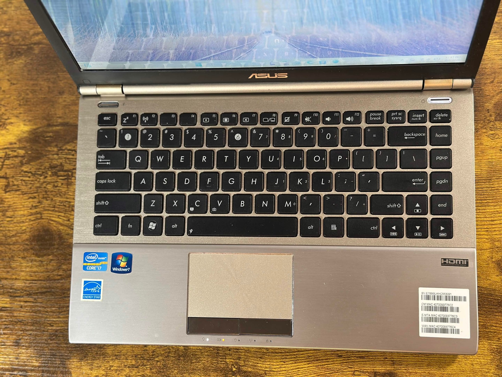 Asus U46E | Intel i7 2640M | 8GB DDR3 | 120GB SSD | Intel HD Graphics | Windows 11 | 14" Laptop