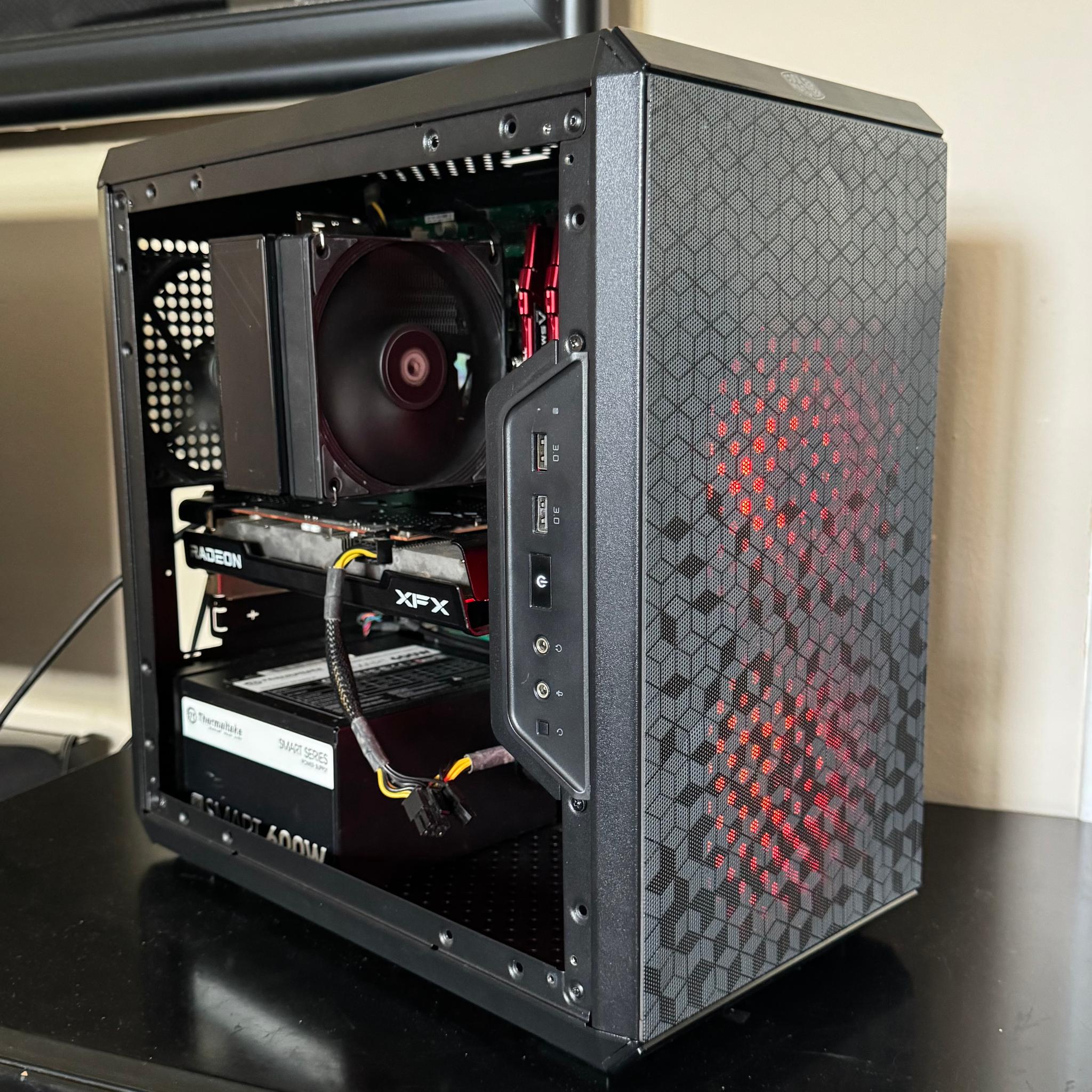 i7-9700F, RX 6600, 2TB Hynix Gold SSD, 16GB G.Skill RAM, Windows 11, Wifi Custom Gaming PC