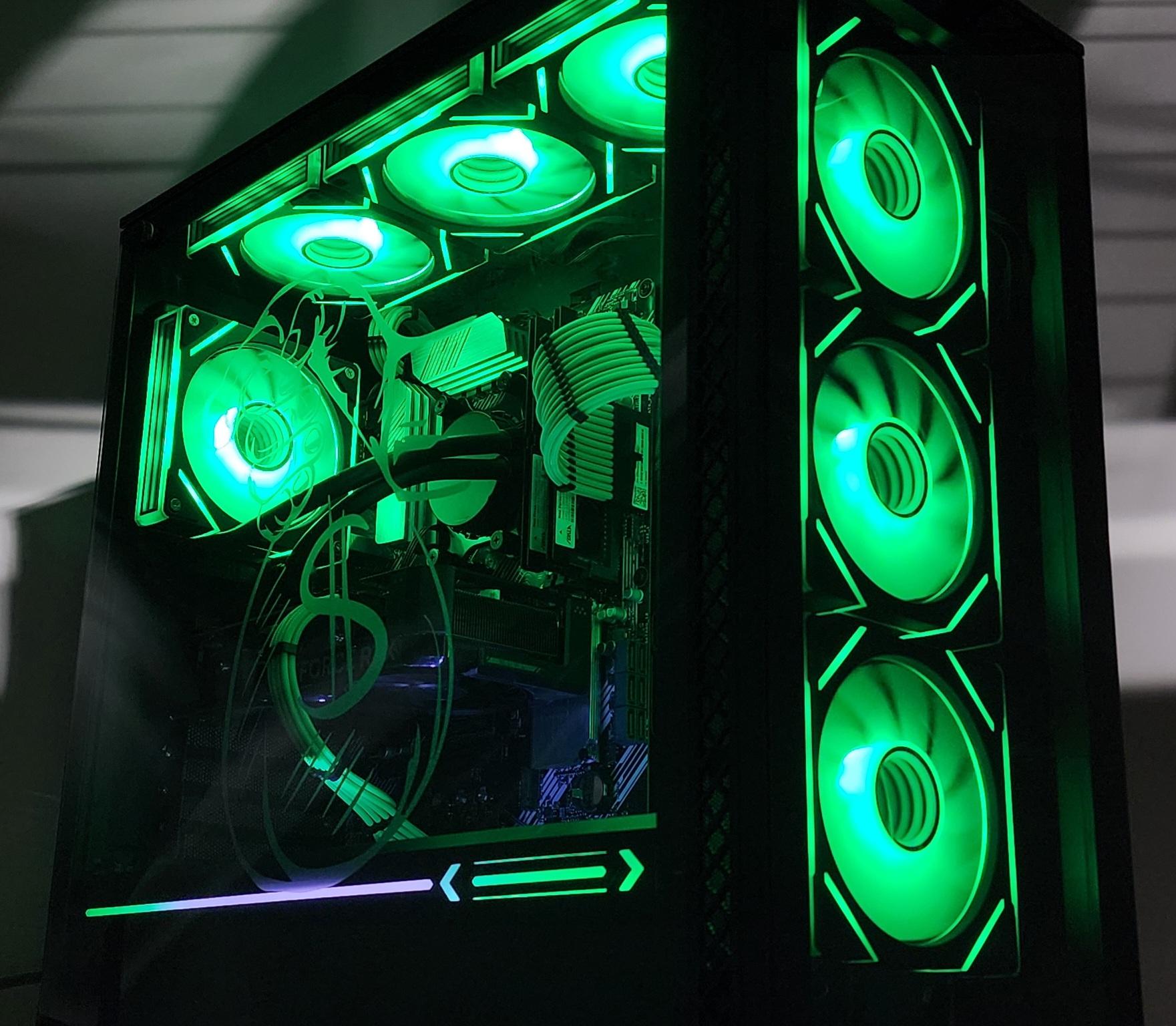 Gaming PC Ryzen 7 5700X 16GB RAM 500GB SSD RTX 4060 8GB Windows 11 Computer