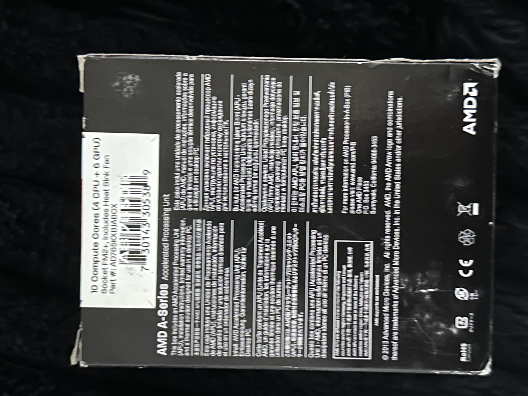On sale  AMD A8-7650K cpu sealed brand new