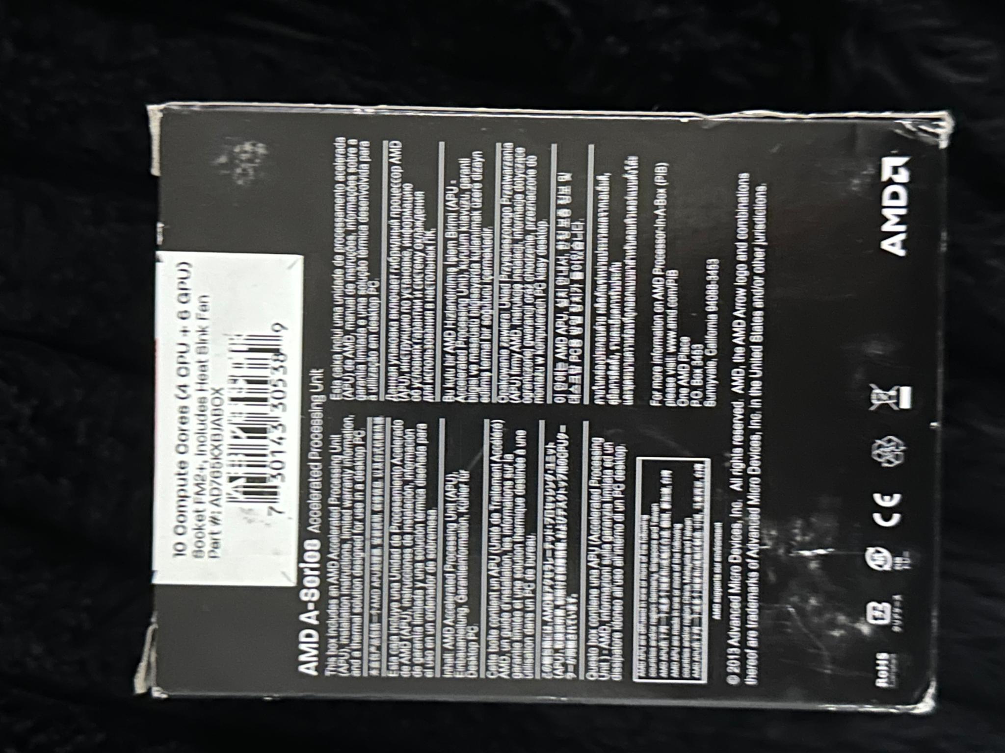 On sale  AMD A8-7650K cpu sealed brand new