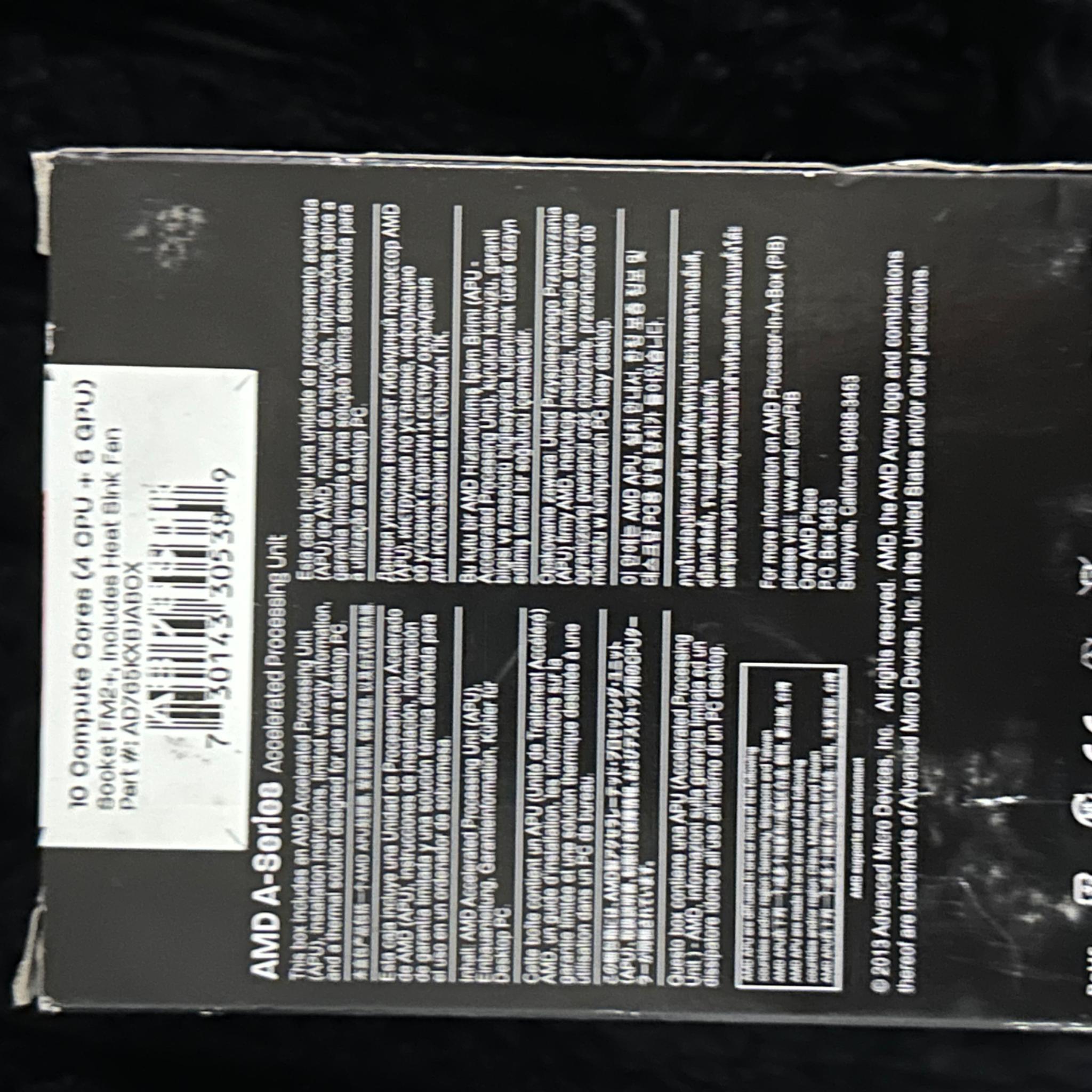 On sale  AMD A8-7650K cpu sealed brand new