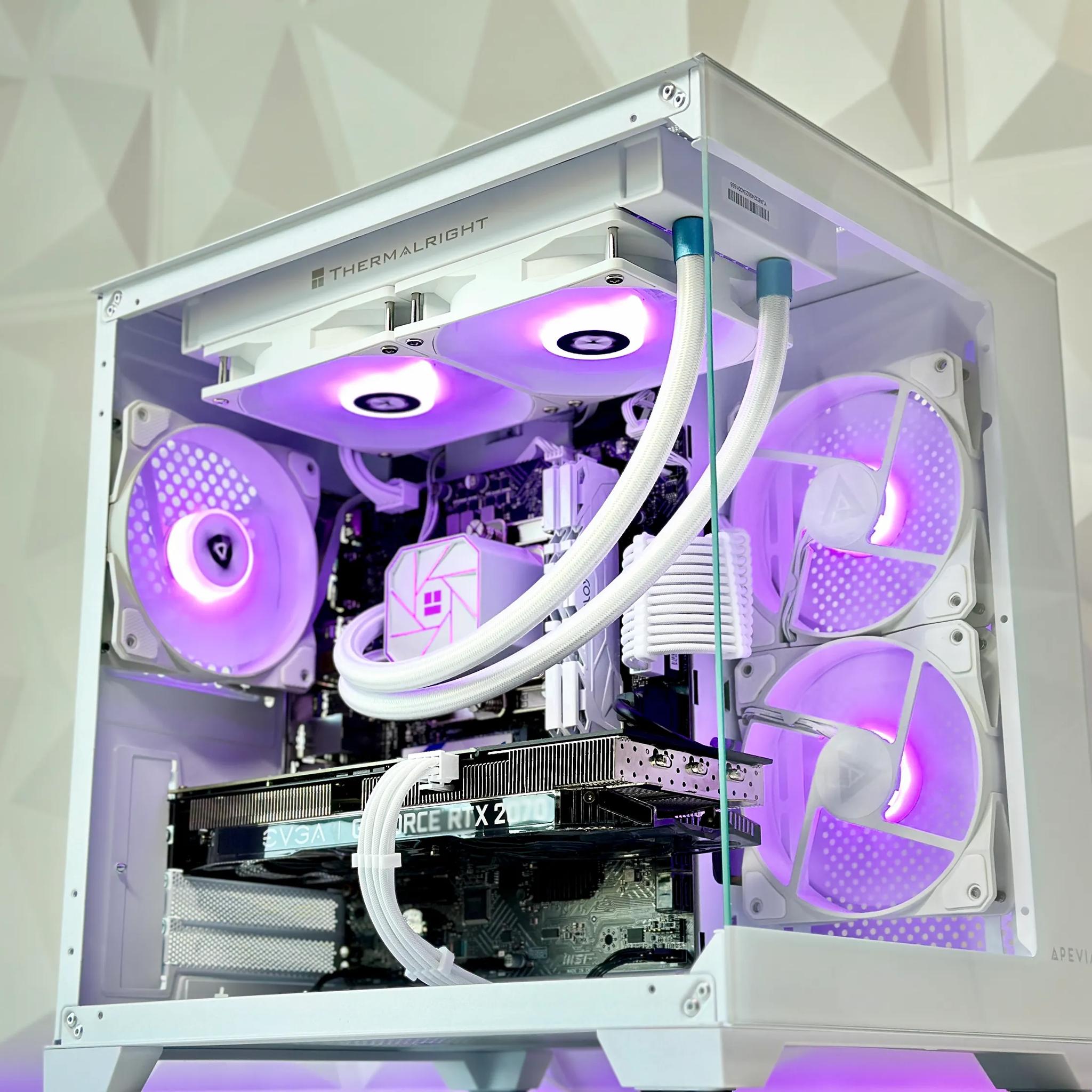 🐻‍❄️⛰️||Liquid Cooled Gaming PC❄️Nvidia RTX 2070 8GB❄️AMD Ryzen 5 3500X❄️16GB DDR4❄️512GB NVME