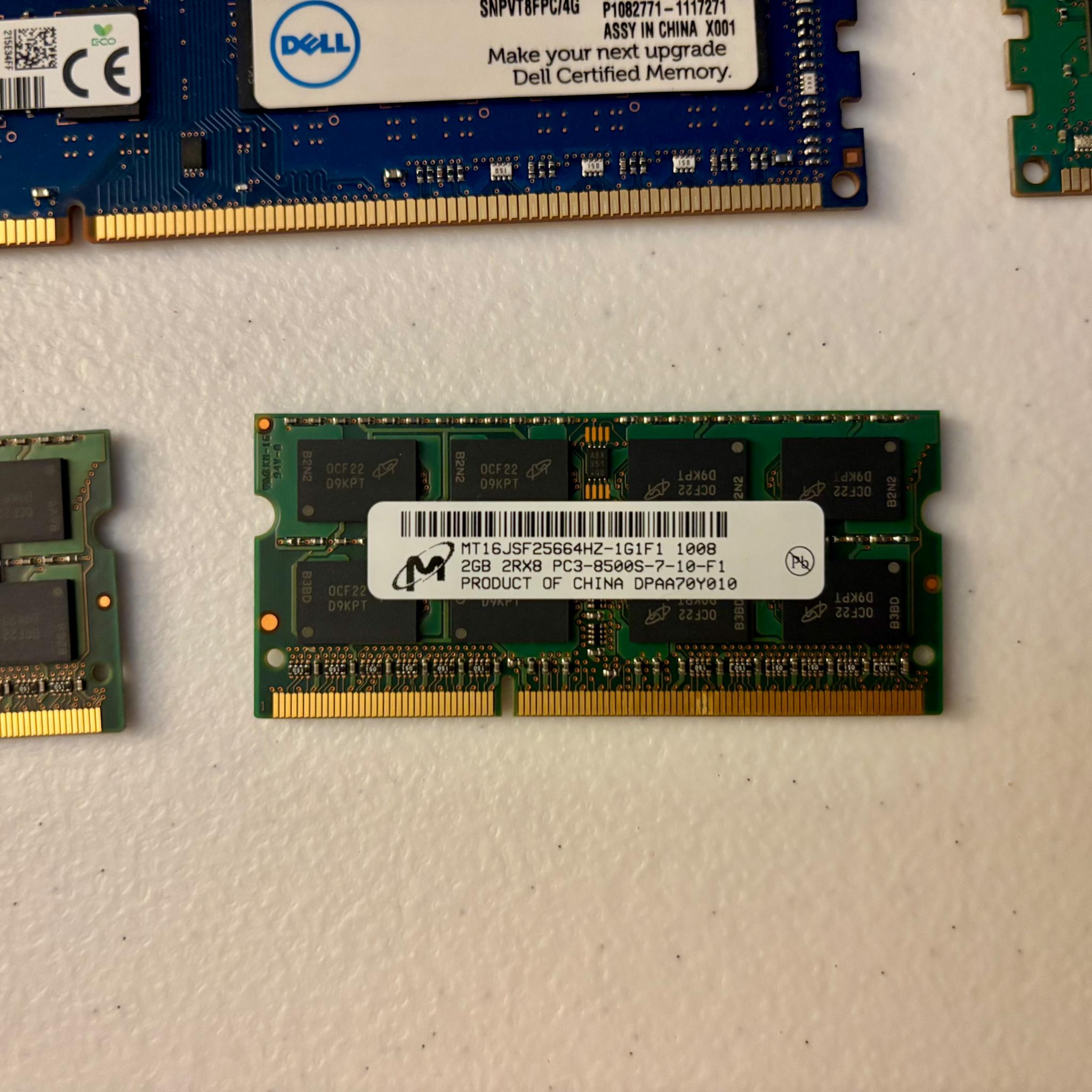 Lot of 12X 4GB DDR3 1600MHz PC3-12800
