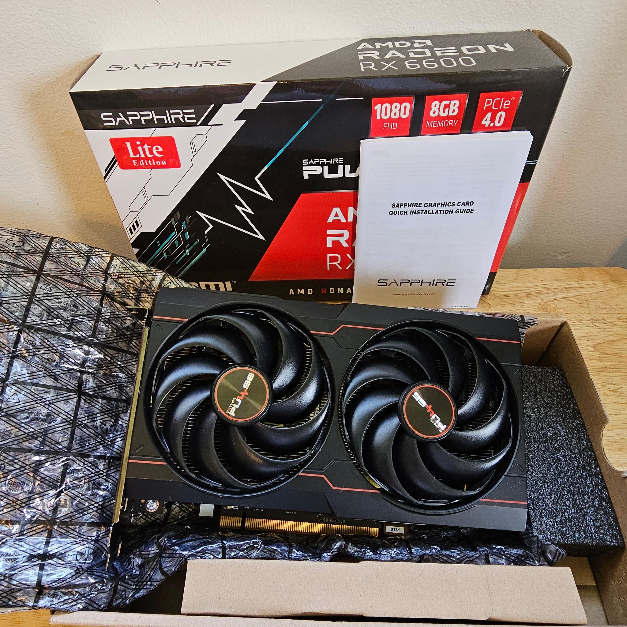 SAPPHIRE PULSE LITE EDITION Radeon RX 6600