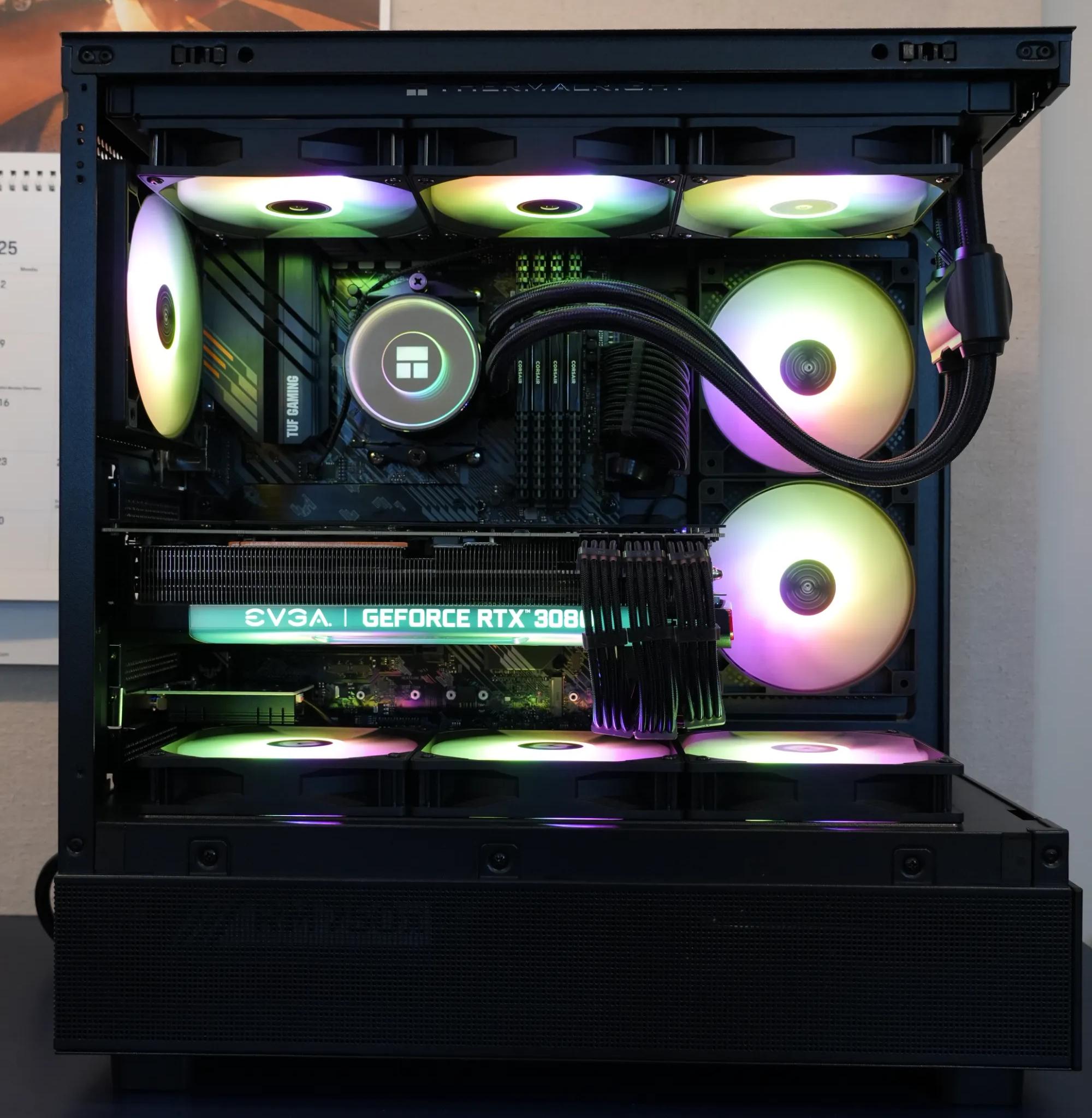 RTX 3080 | RYZEN 7 5800X | 32GB DDR4 | 1TB SSD | WiFi & BT | Windows 11 Pro - Water Cooled Gaming PC