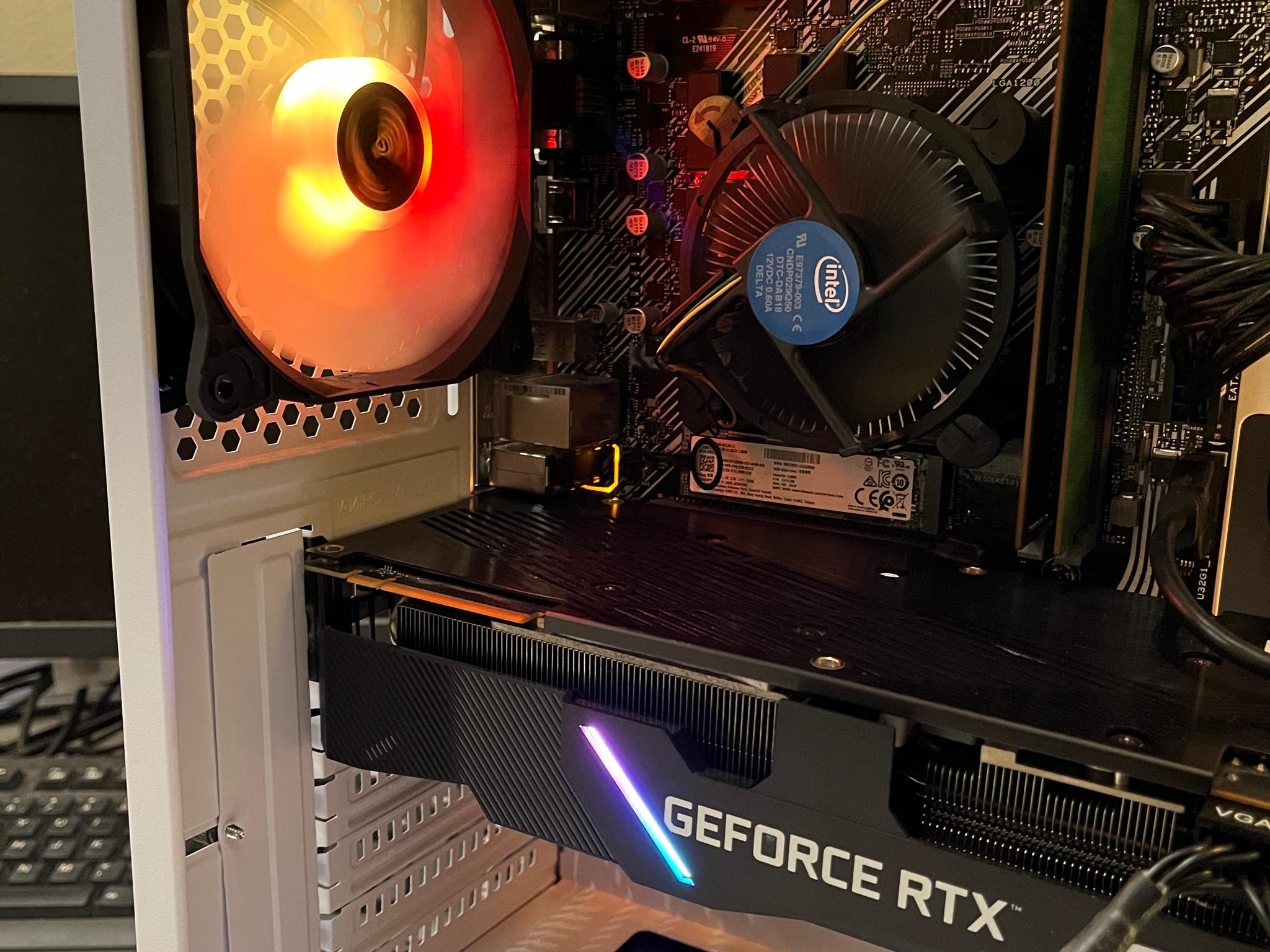 🟠🔥NVIDIA RTX 2080, Intel i5-10400, 16GB RAM, 870 GB Storage, High Performance RGB Gaming PC 🖥️