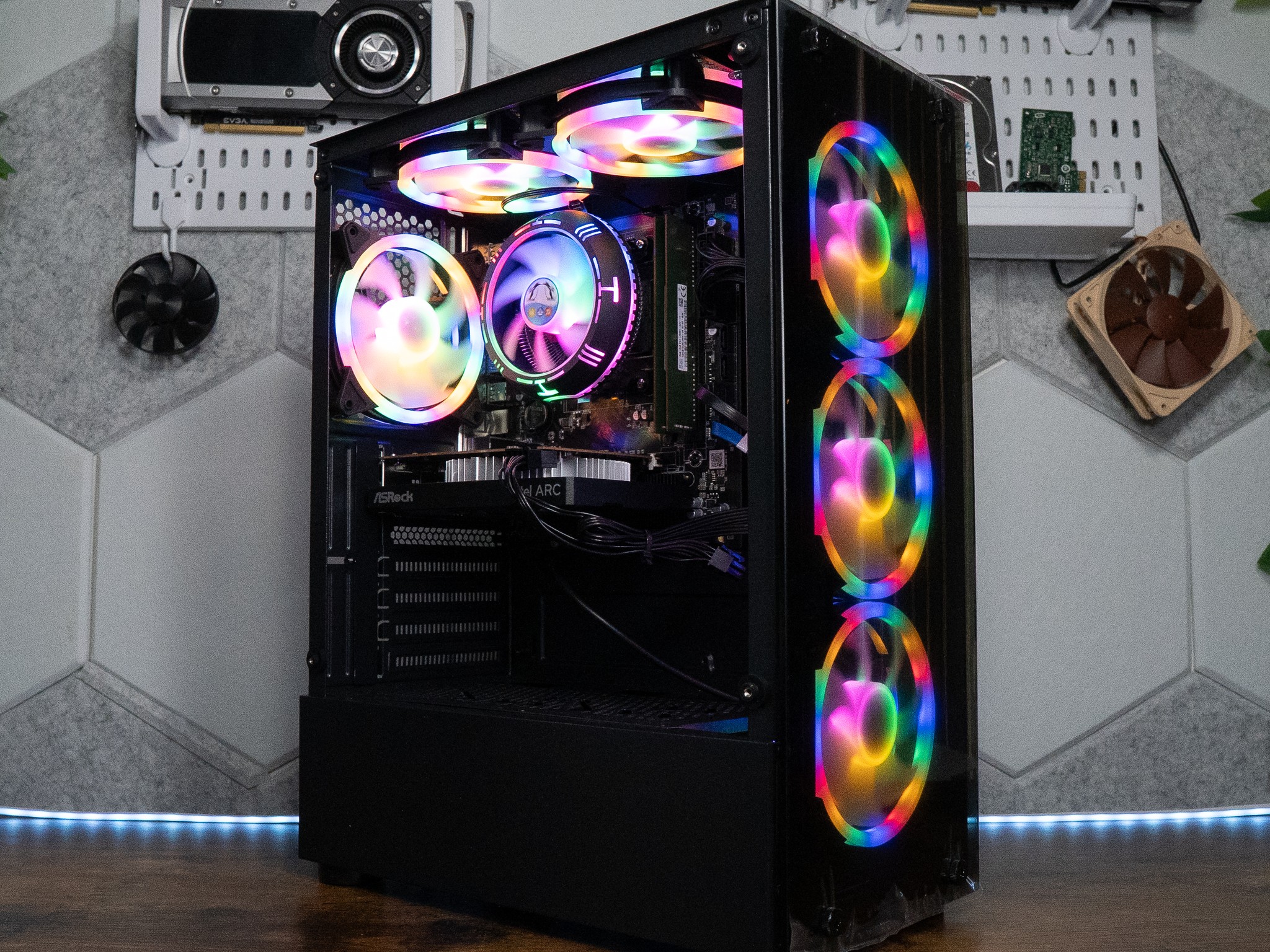 🍬🌠 BUDGET - FORTNITE Ready GAMING PC | RYZEN 5 1600X | INTEL ARC A380 6GB | 16GB DDR4 RAM | 1.25TB |