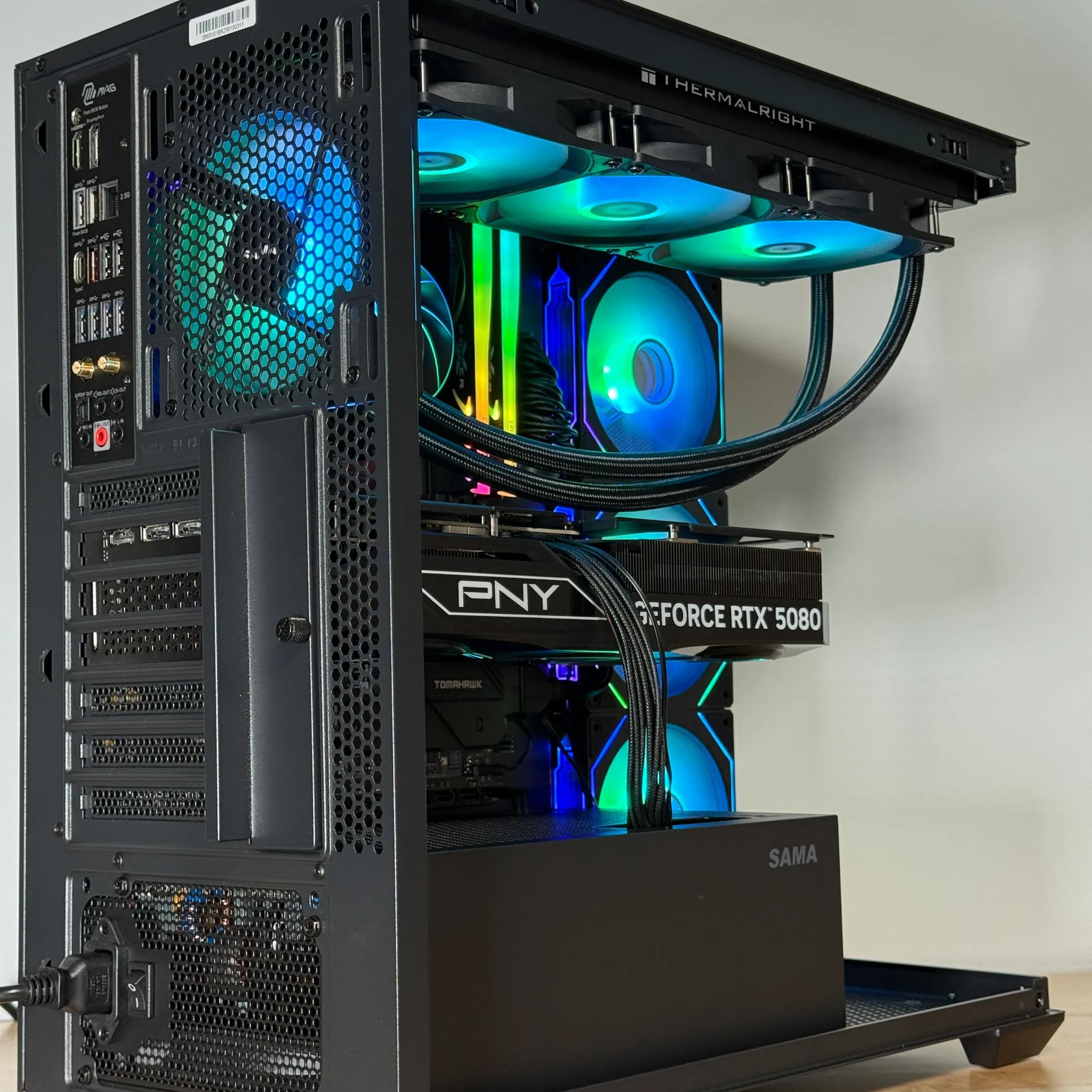 RTX 5080 Ryzen 9 9900x Gaming PC