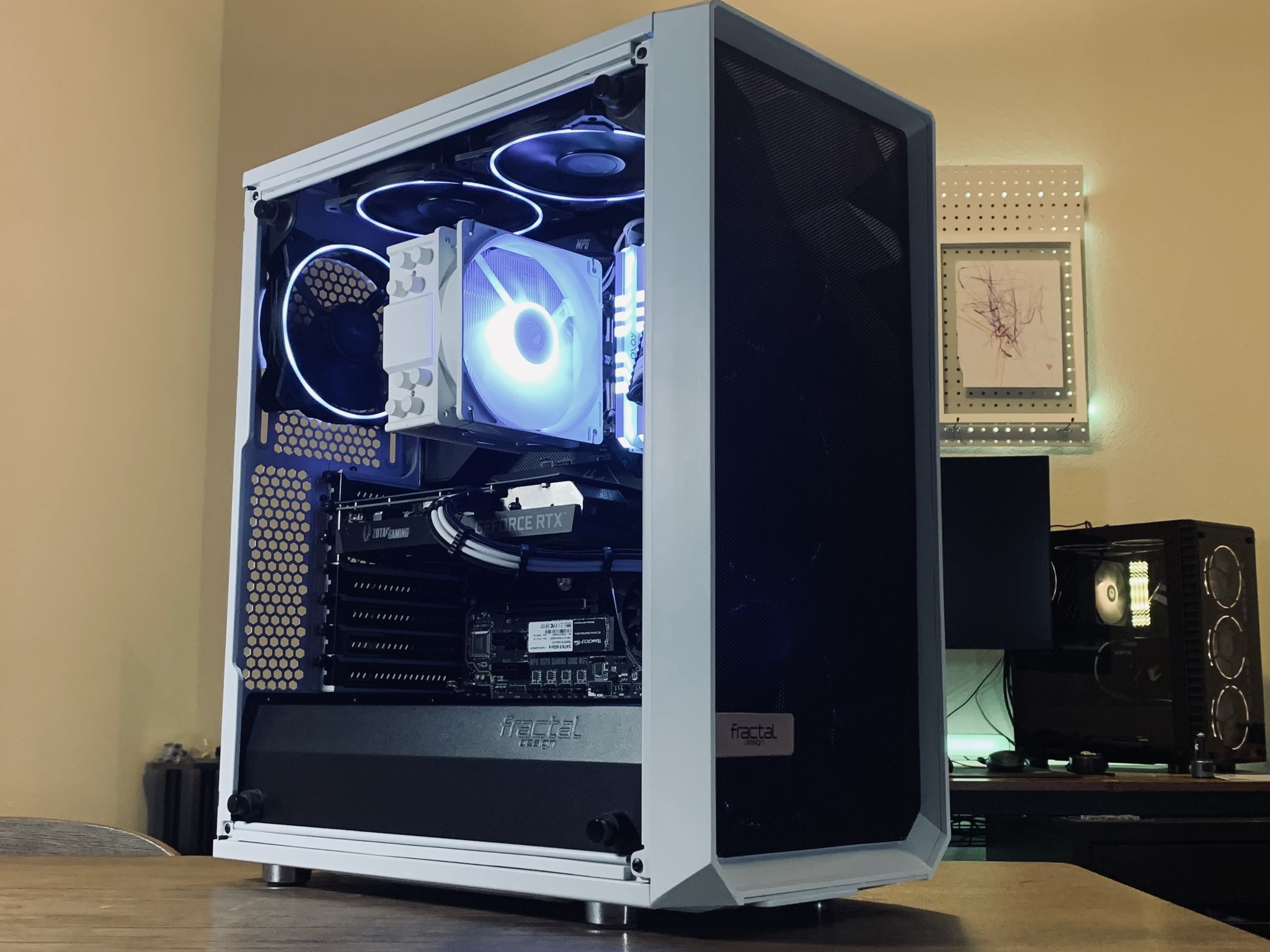 Mid Range White/Black Gaming PC (Ryzen 5 3600 + RTX 3060) w/ wifi