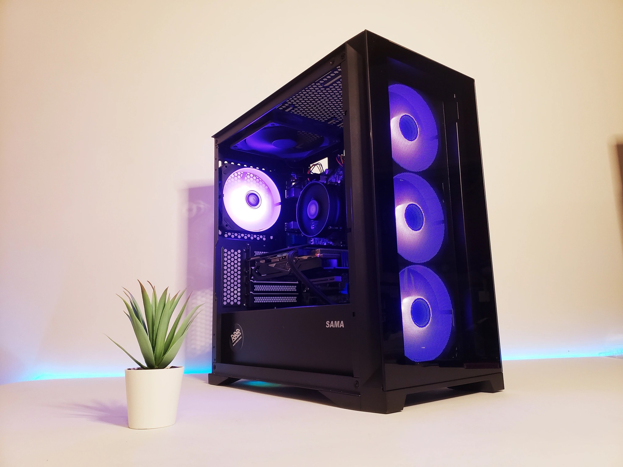 Budget Gaming PC | ⚙️RX570 | Changeable RGB Lighting ✨ |