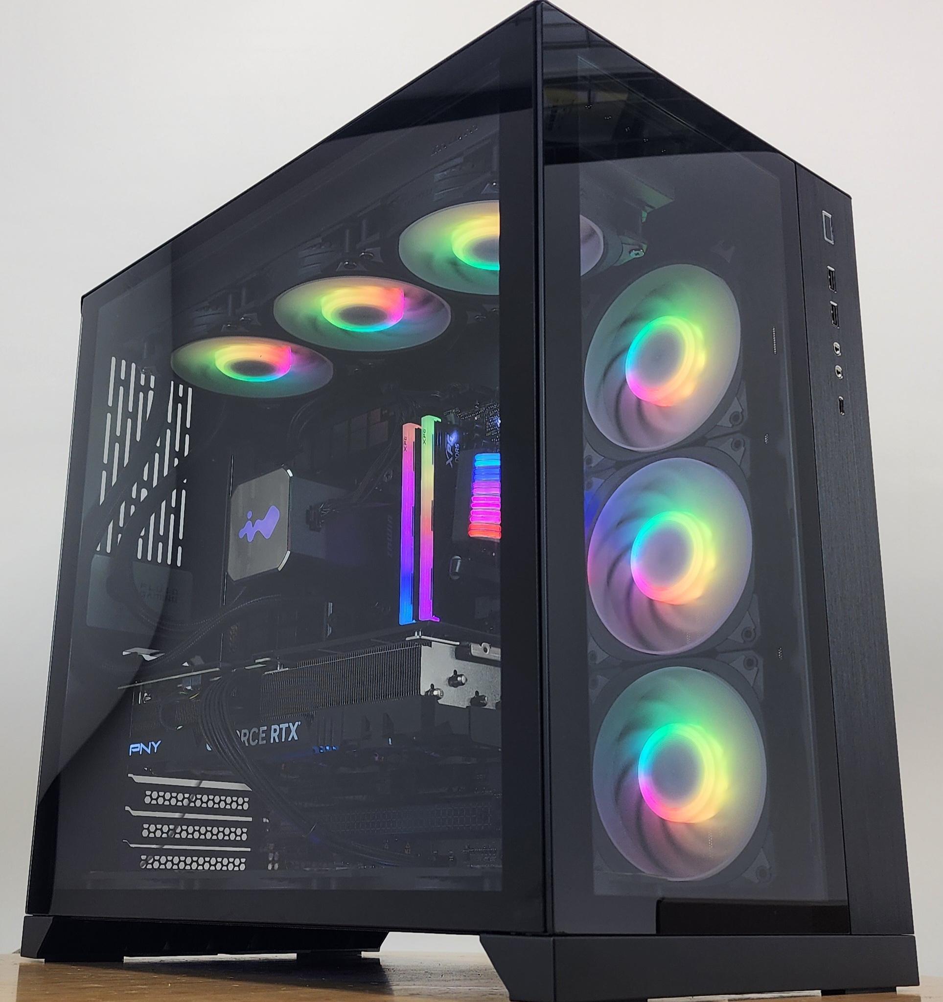 Gaming PC Ryzen 7 9850X3D 32GB RAM 2TB SSD RTX 4070 Ti SUPER 16GB Win11 Computer