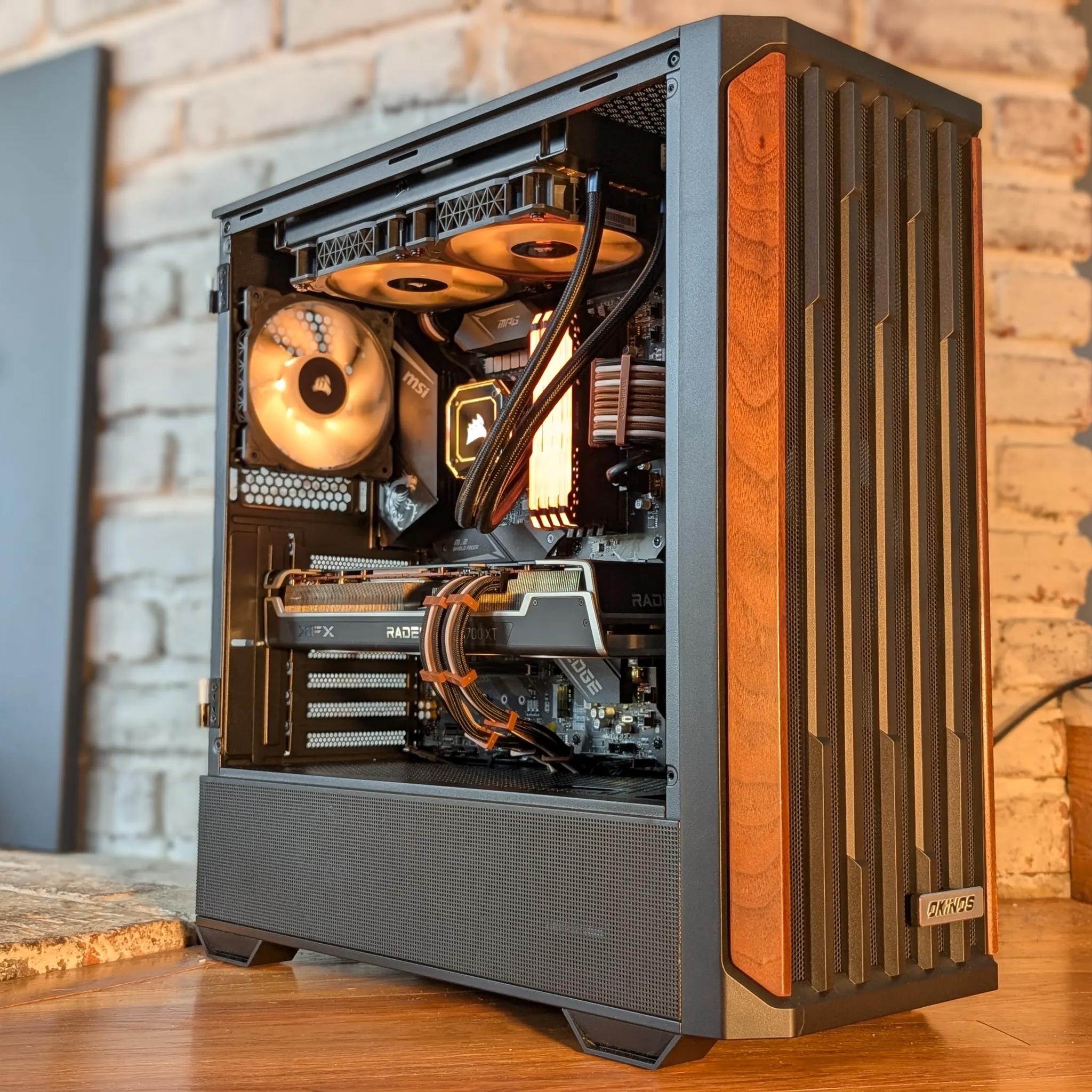 MIDNIGHT TIMBER - Gaming PC - Intel I5-11600K - AMD Radeon RX 6700XT