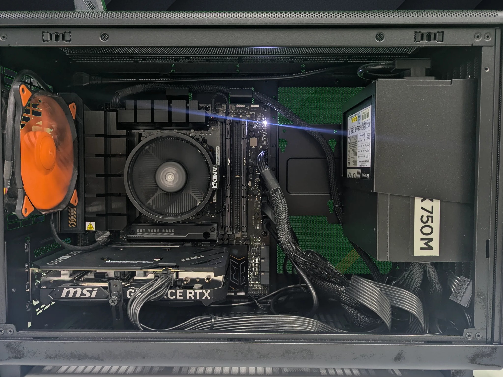 🌳 Mahogany | 🔹 RTX 4060 Ti 8GB | 🔹 AMD 8400F | Clean Wood Build | 16GB DDR5 | 1TB NVMe