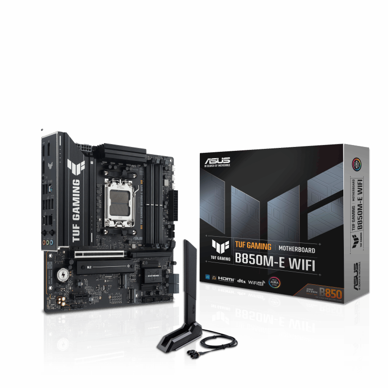 🛡️ ASUS TUF GAMING B850M-E WIFI | AM5 Micro ATX Motherboard