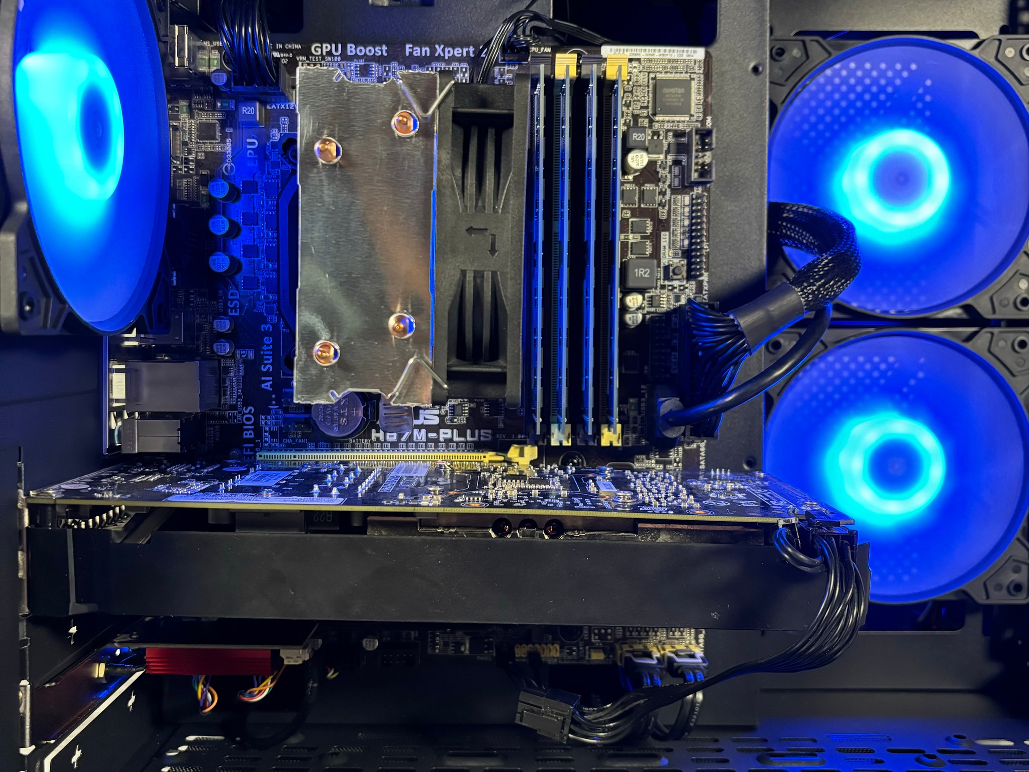 🔵⚫️ | Budget RGB Gaming PC | i7-4770* + GTX 1060 6GB | 16GB | WiFi INCLUDED | #0004