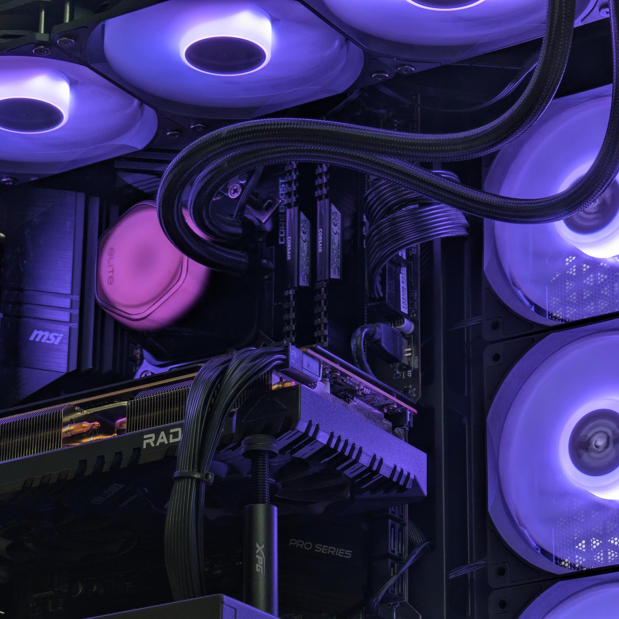 💜🖤Ryzen 7 5800x | RX 7800XT | 32GB DDR4 | 2TB SSD | Gaming PC🖤💜