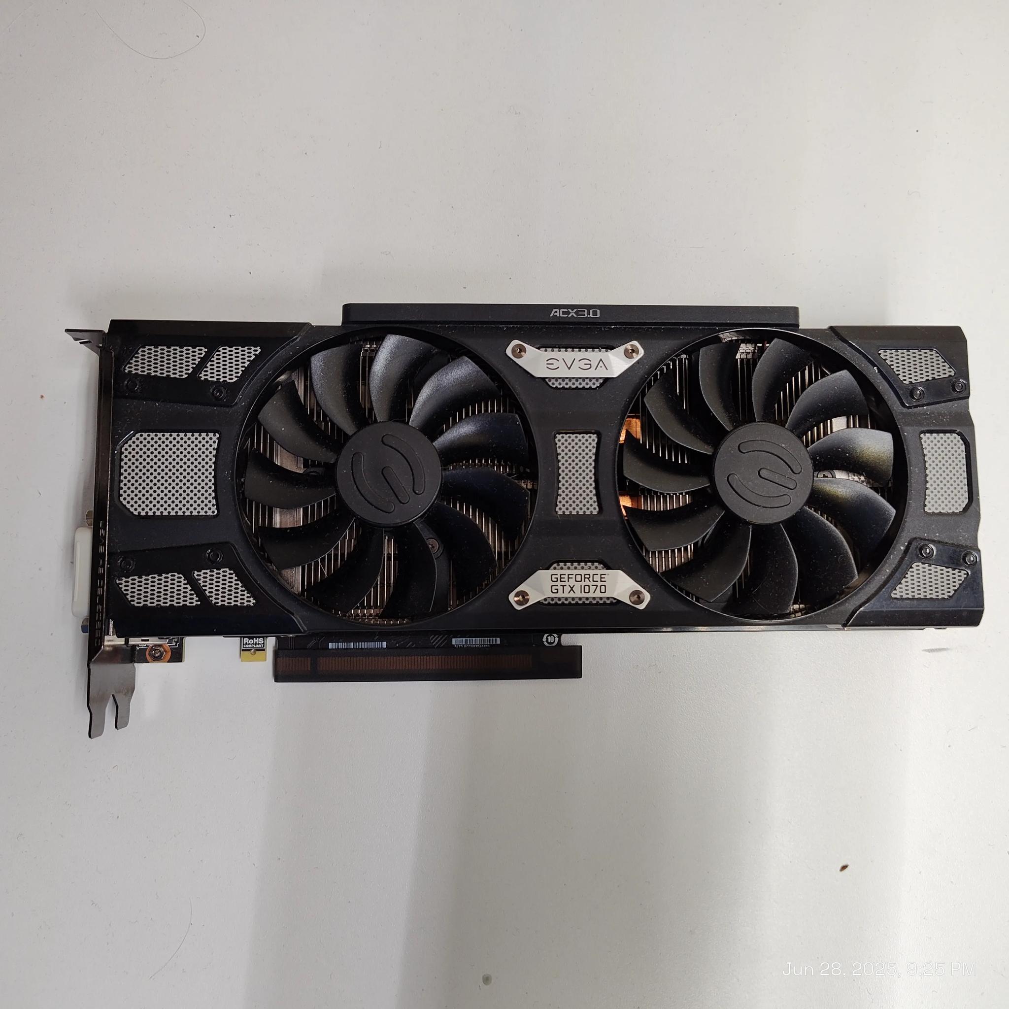EVGA GeForce GTX 1070 SC Gaming ACX 3.0 Black Edition