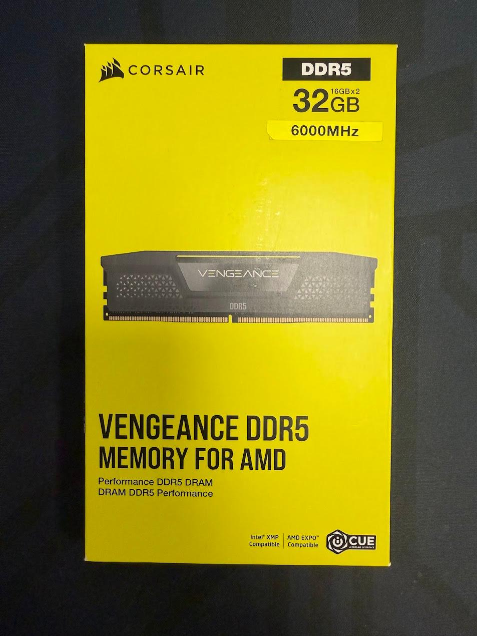 Corsair Vengeance DDR5 Memory - 32GB - (16GB x 2)