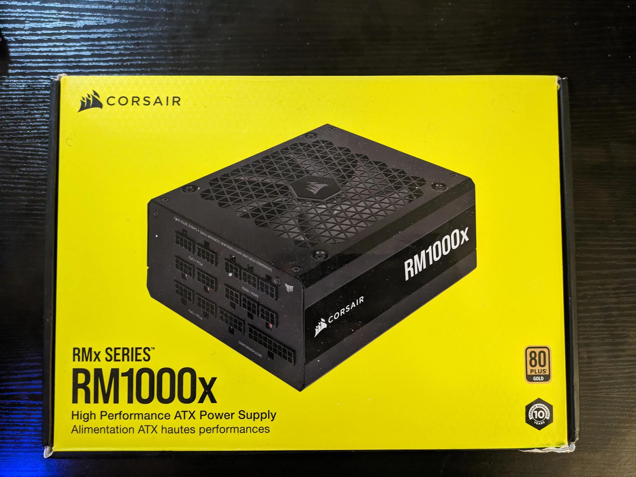 CORSAIR - RMx Series RM1000x 80 PLUS Gold Fully Modular ATX Power Supply - Black