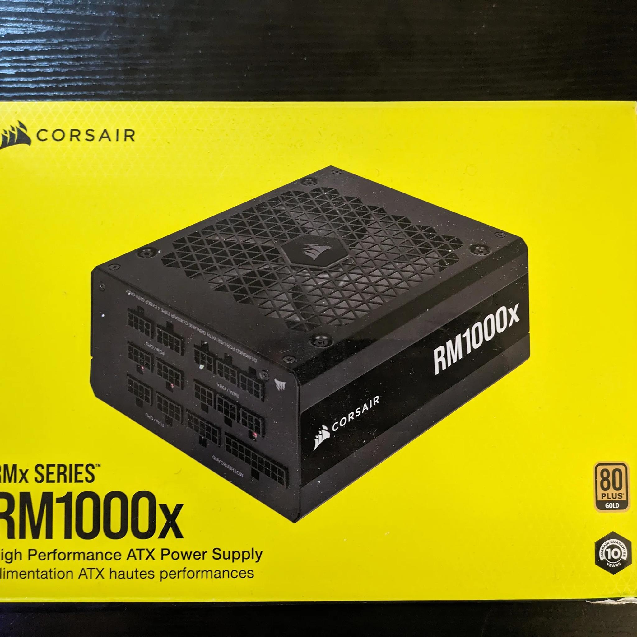 CORSAIR - RMx Series RM1000x 80 PLUS Gold Fully Modular ATX Power Supply - Black