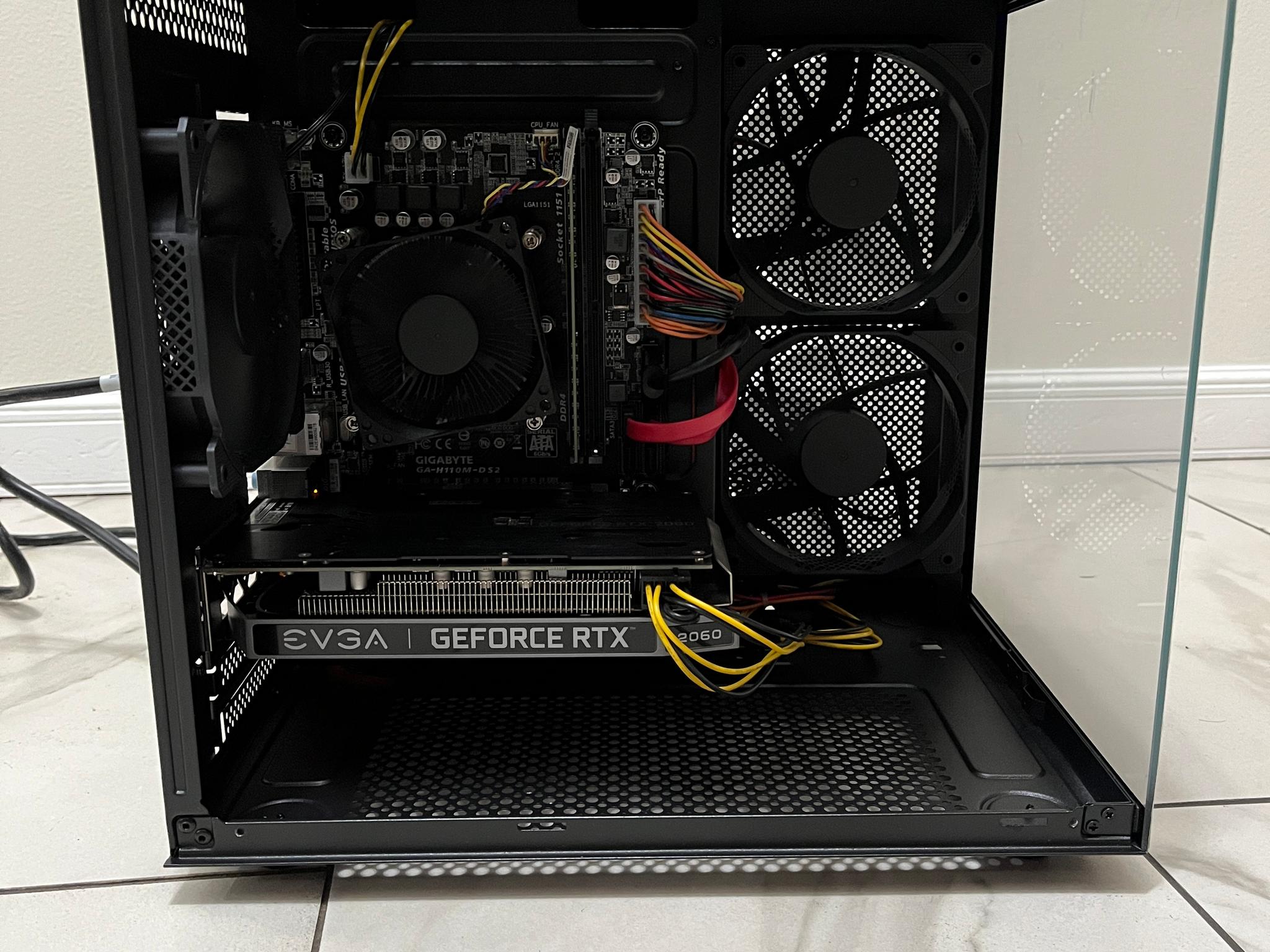NVIDIA RTX 2060, Intel i5-7500, 16GB RAM, 870 GB Storage, Gaming PC w/ Wi-Fi & Bluetooth