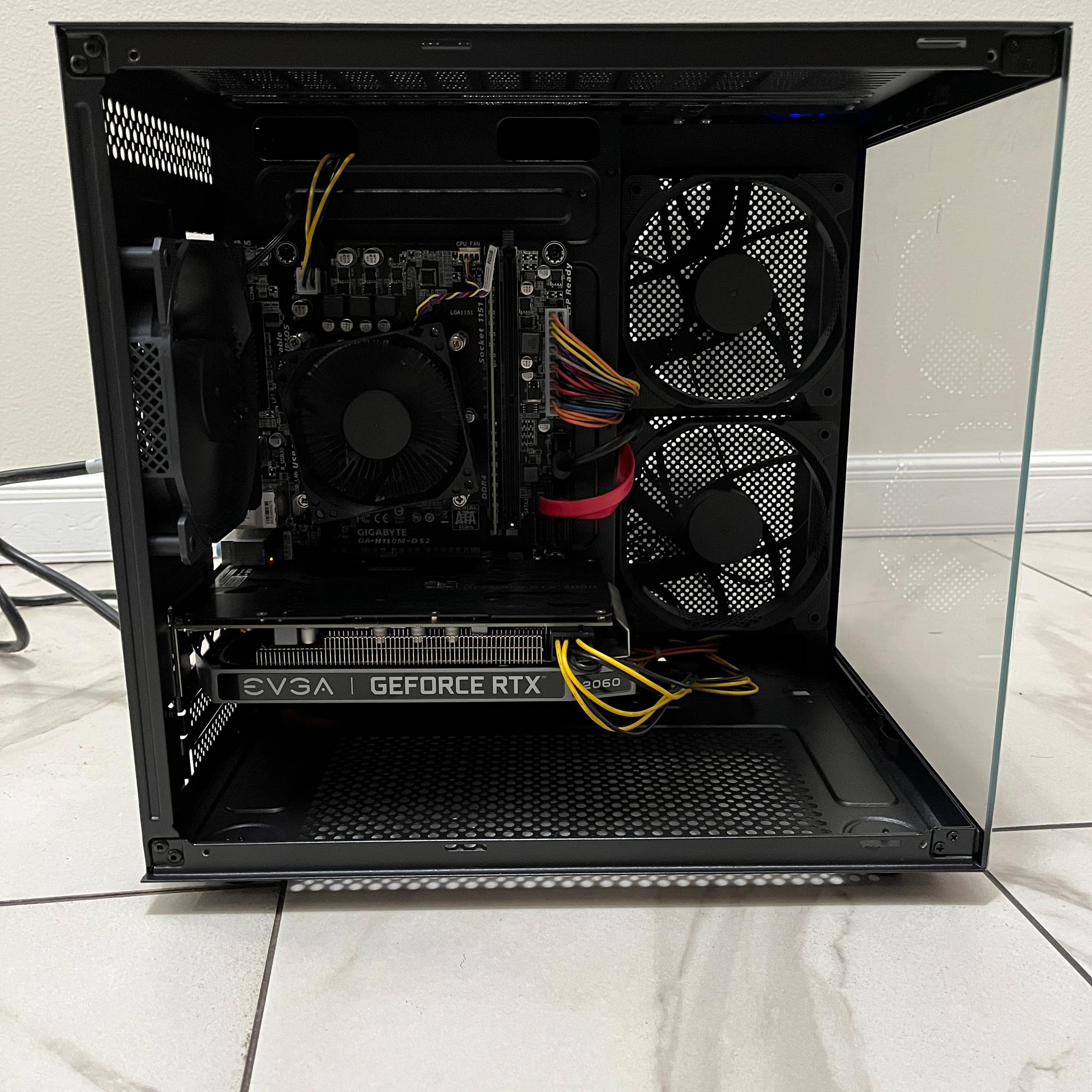 NVIDIA RTX 2060, Intel i5-7500, 16GB RAM, 870 GB Storage, Gaming PC w/ Wi-Fi & Bluetooth
