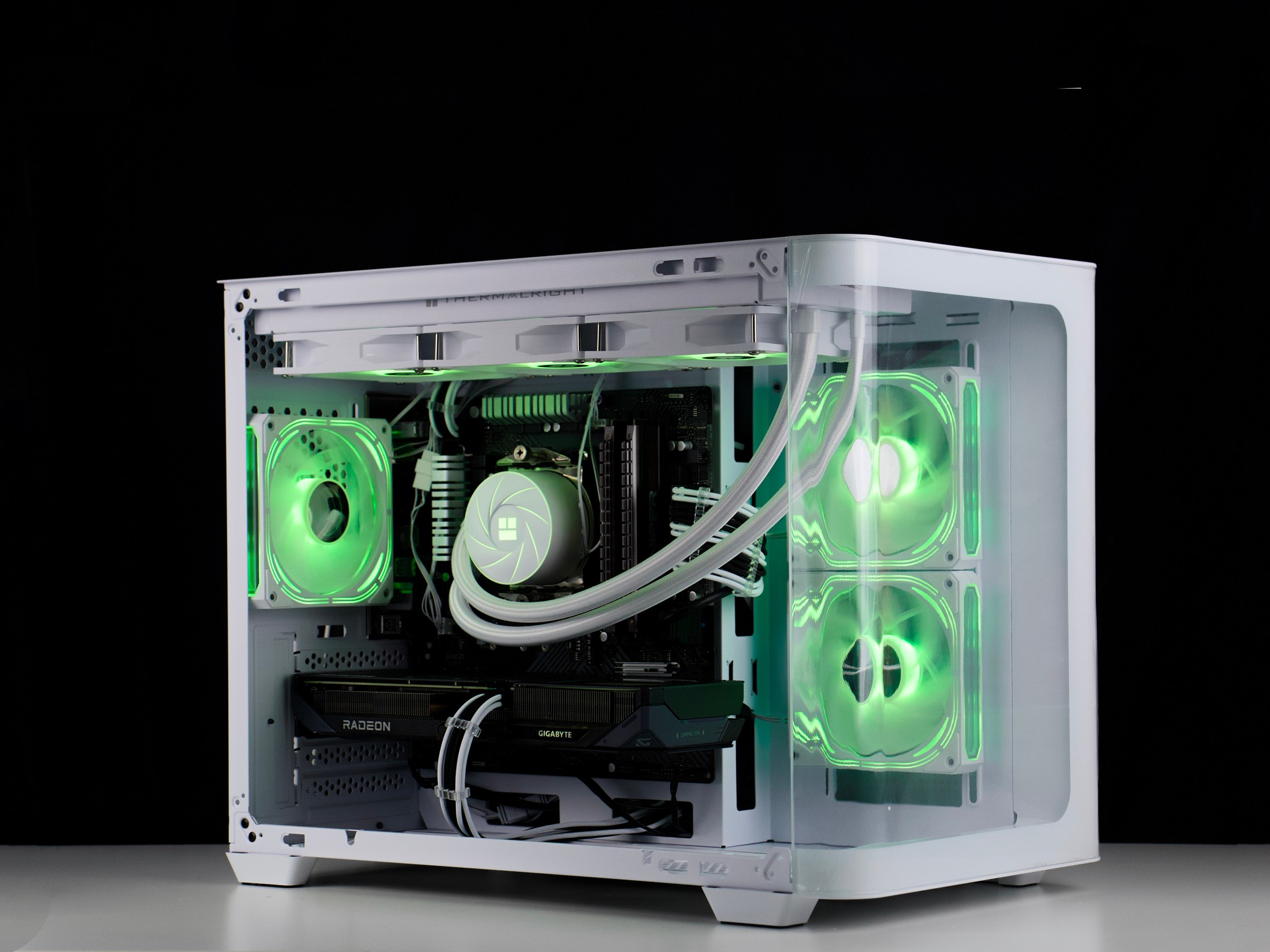 ❄️🧊💎 Whiteout 1440P Gaming PC | RX 9060 XT 16GB, Ryzen 7 5800X, 32GB RAM, 1TB | ❄️🧊💎