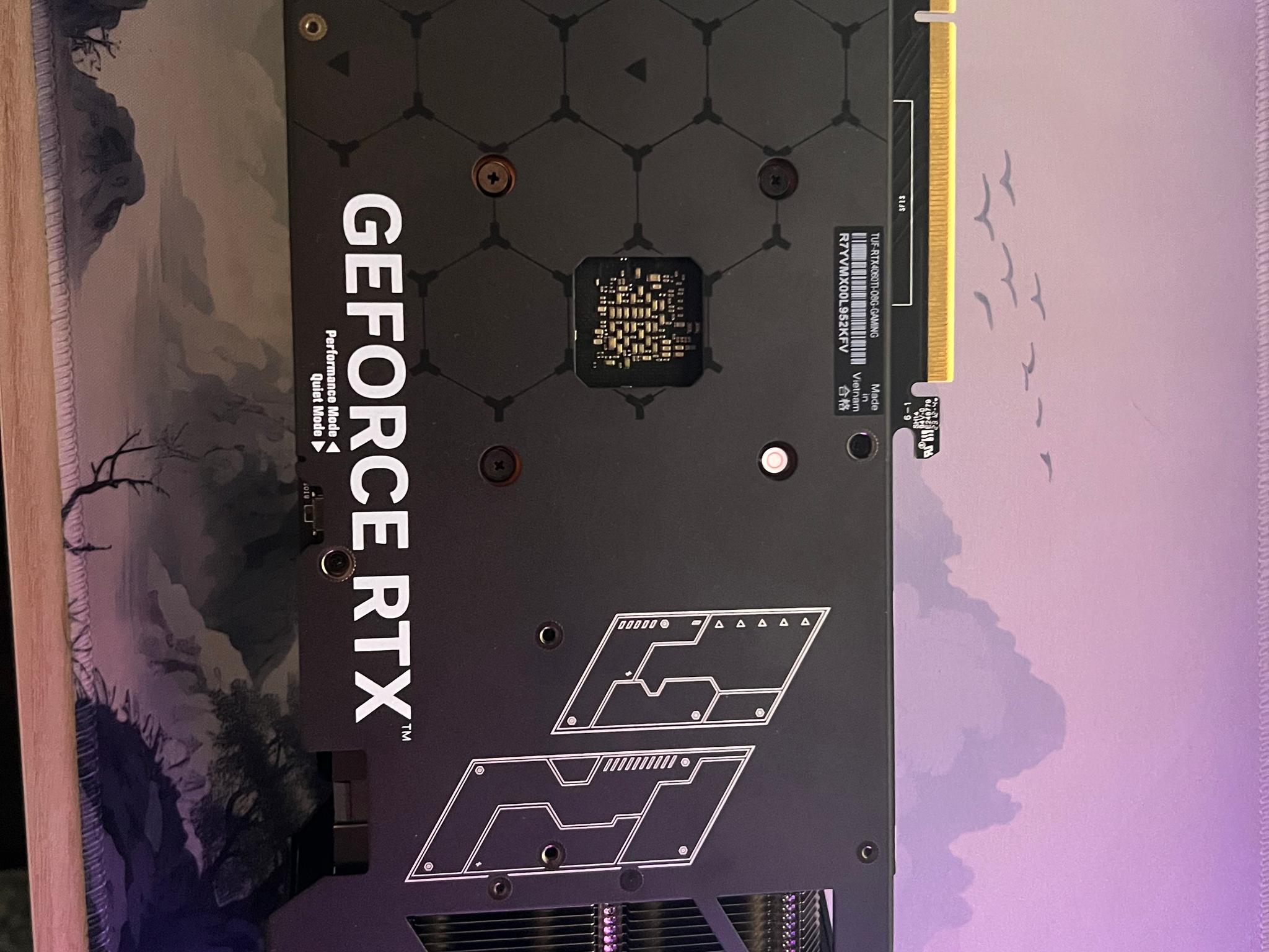ASUS TUF Gaming GeForce RTX 4060 Ti OC 8GB RGB Ray Tracing GPU-Original Box inc.
