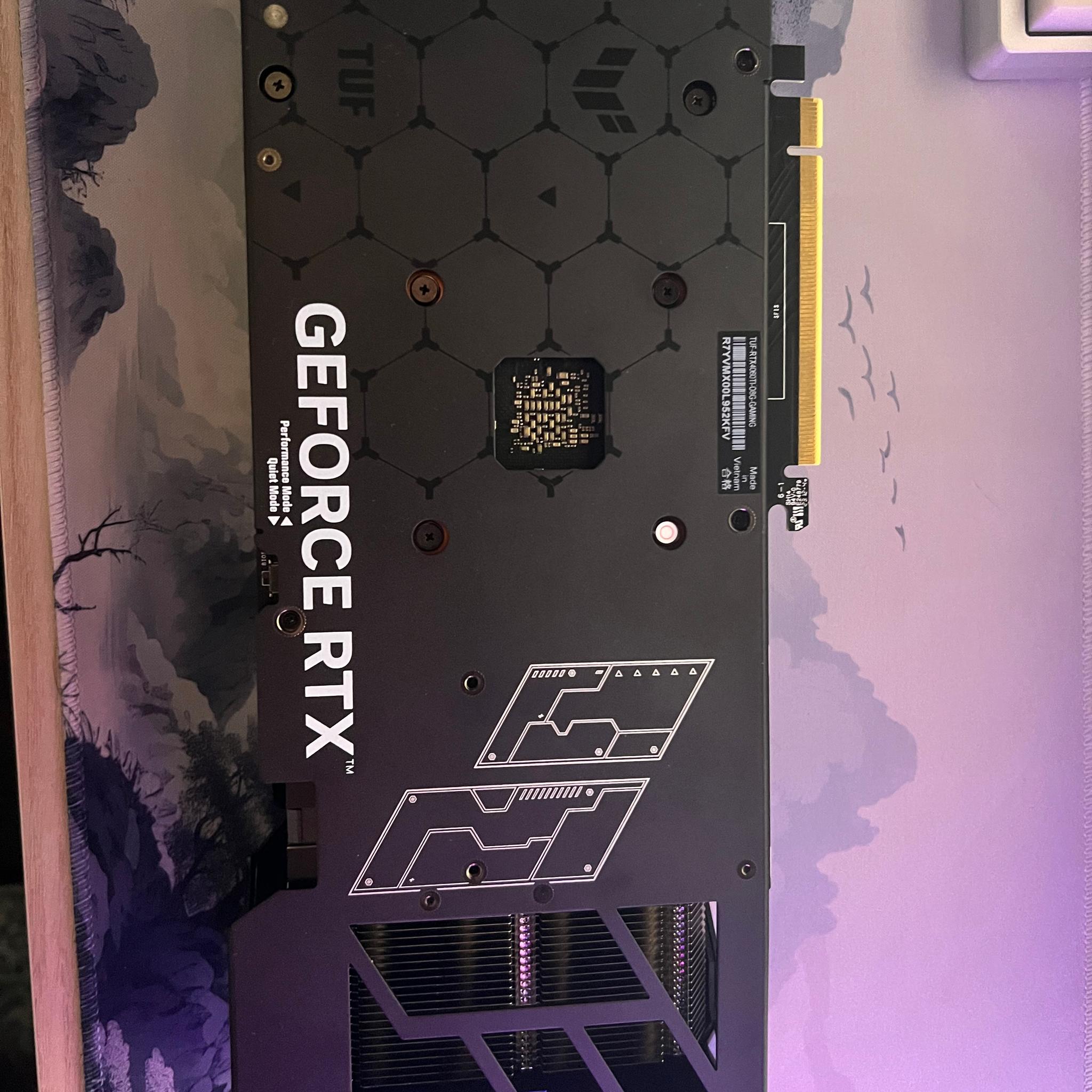 ASUS TUF Gaming GeForce RTX 4060 Ti OC 8GB RGB Ray Tracing GPU-Original Box inc.